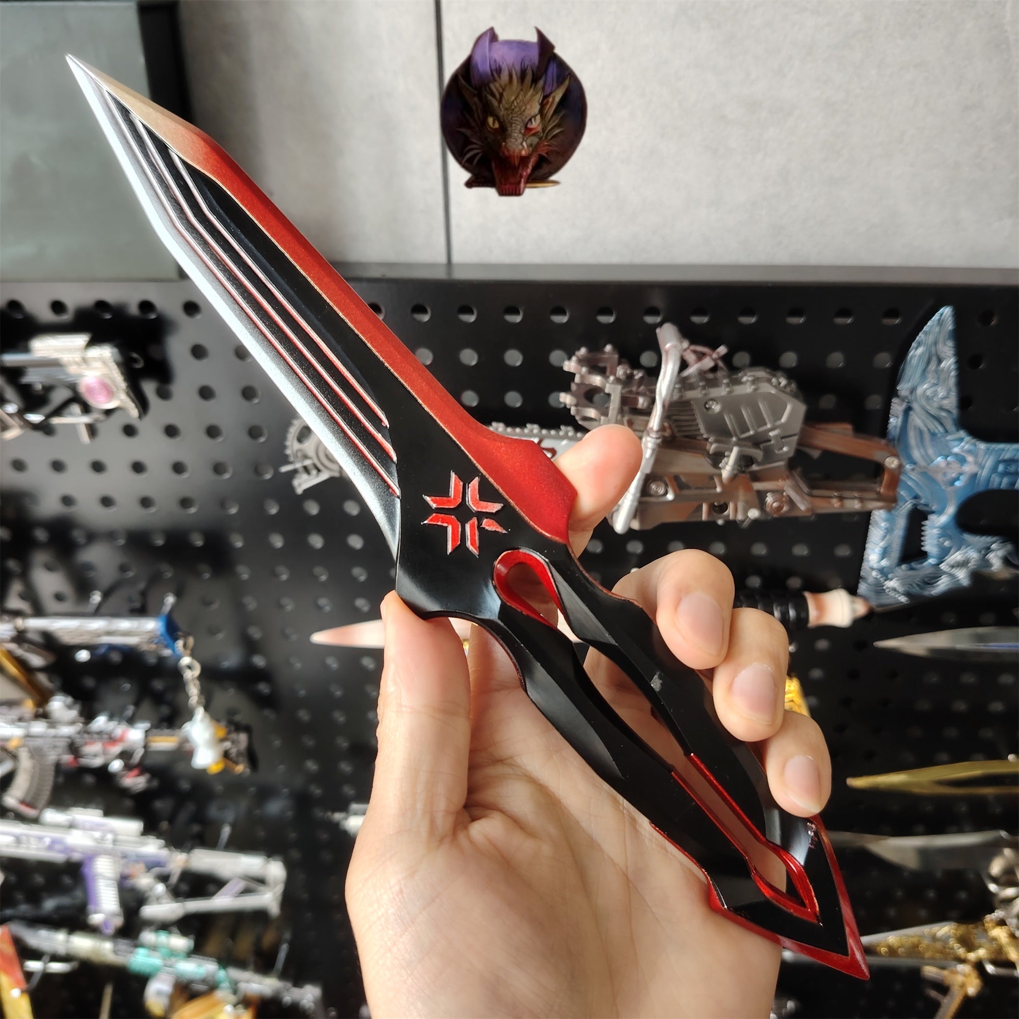 Life-size VCT 2026 Sigil Knife Metal Replice