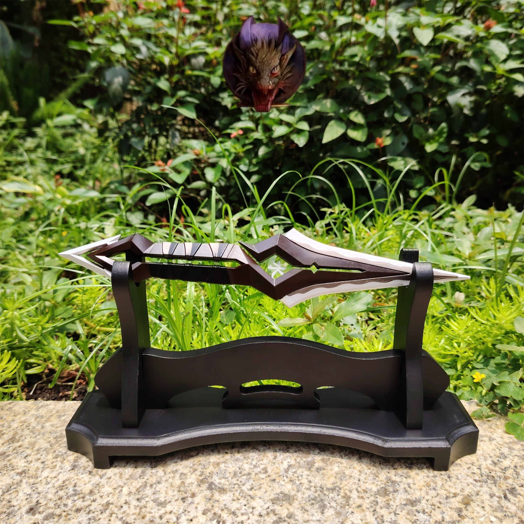 1-Layer Wood Display Wooden Holder