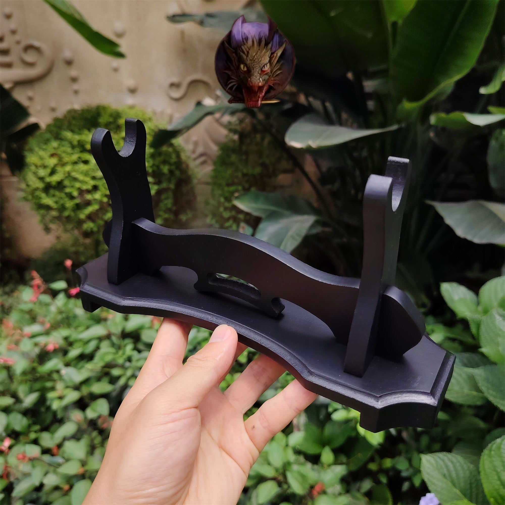 1-Layer Wood Display Wooden Holder