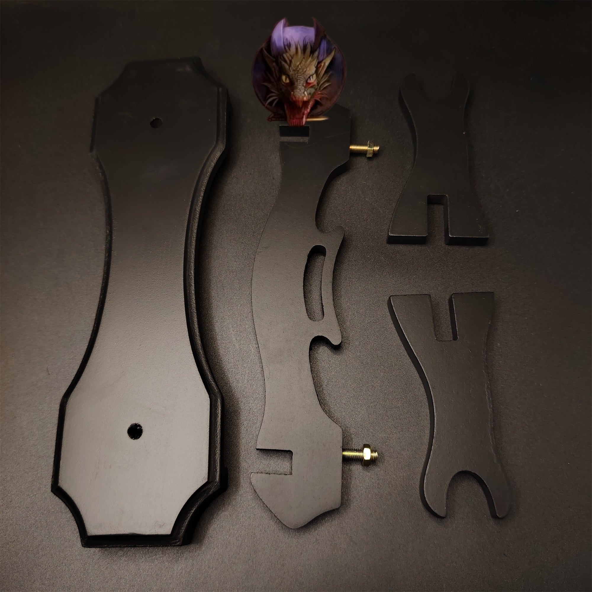 1-Layer Wood Display Wooden Holder