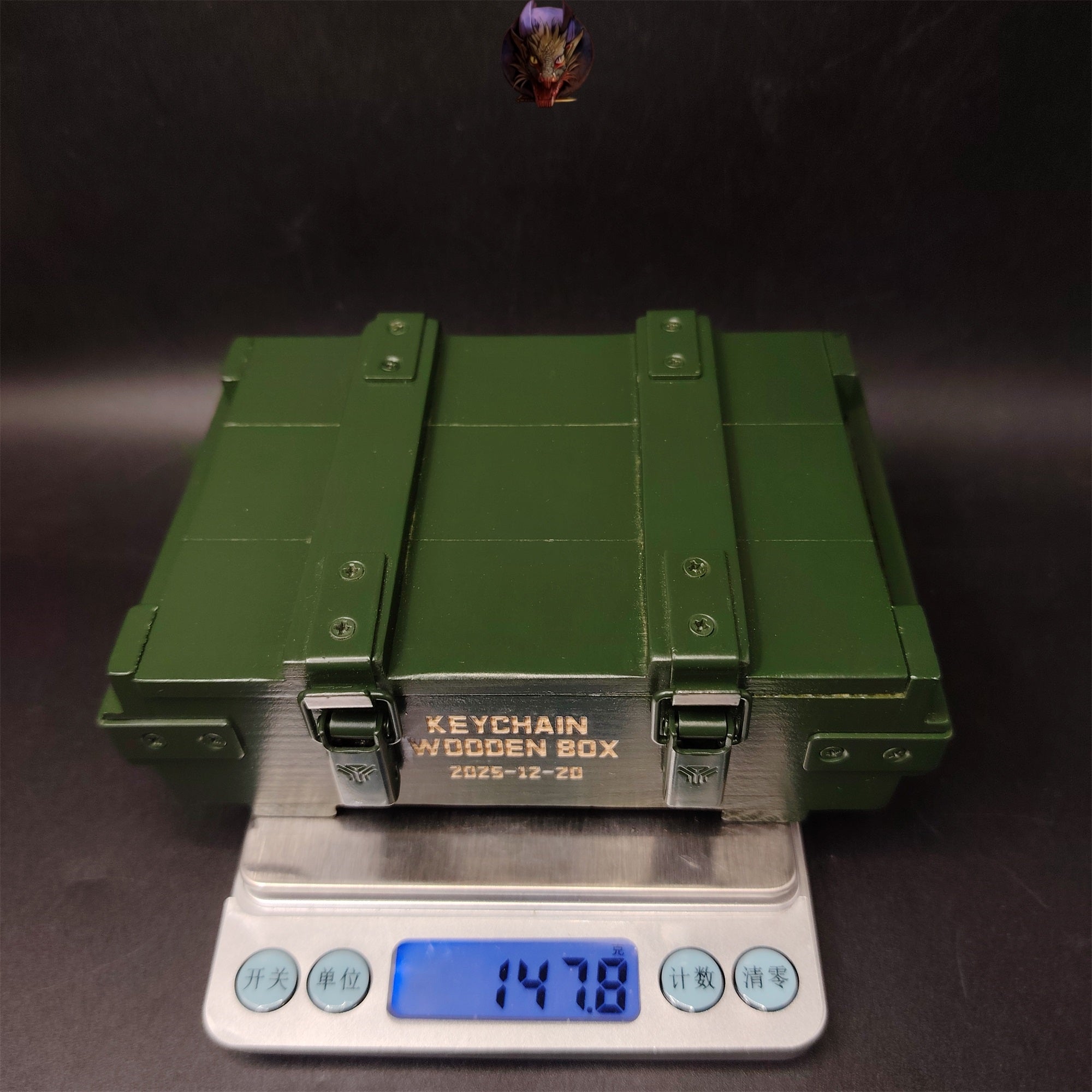 Mini Military Ammunition Wooden Box Replica Game Gift