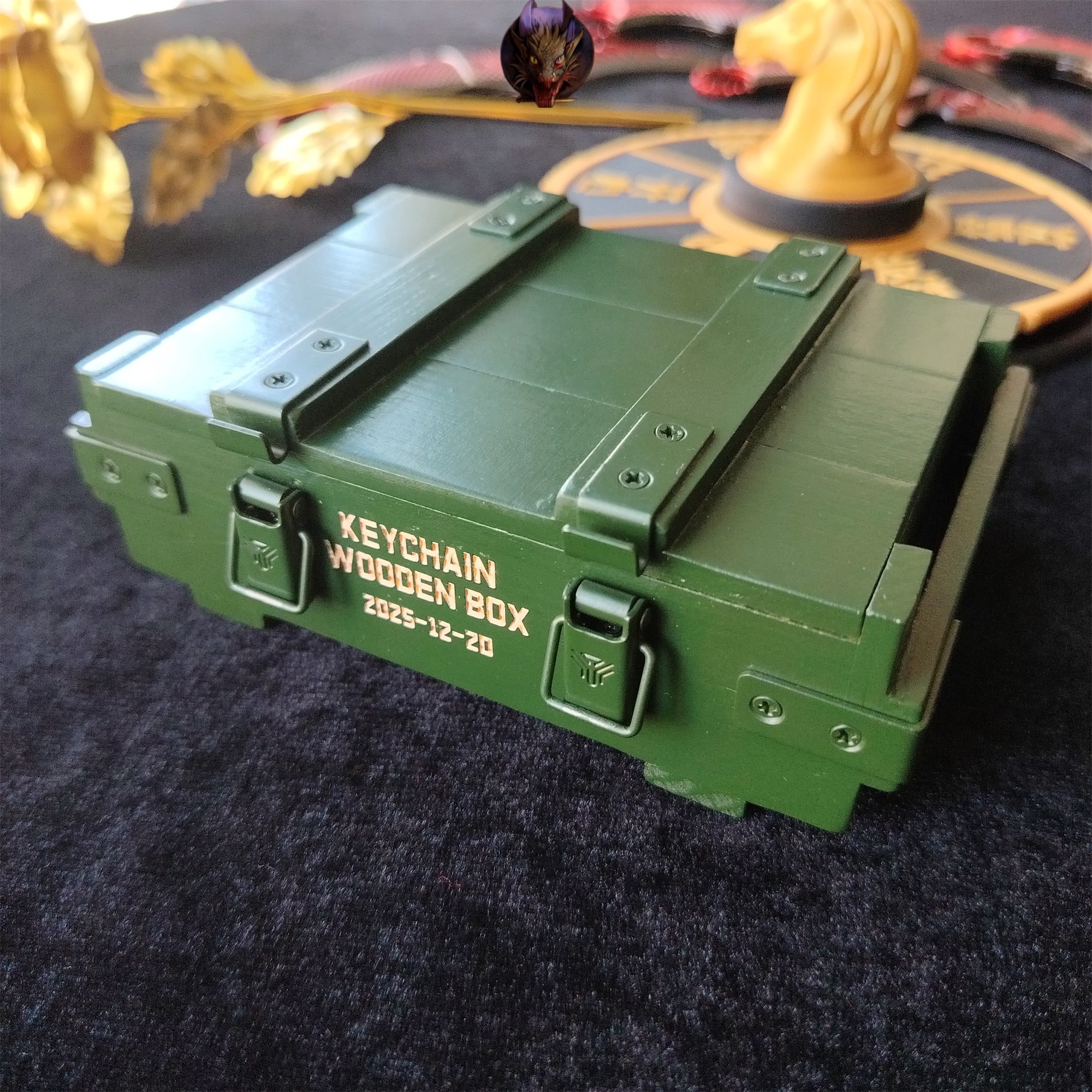 Mini Military Ammunition Wooden Box Replica Game Gift