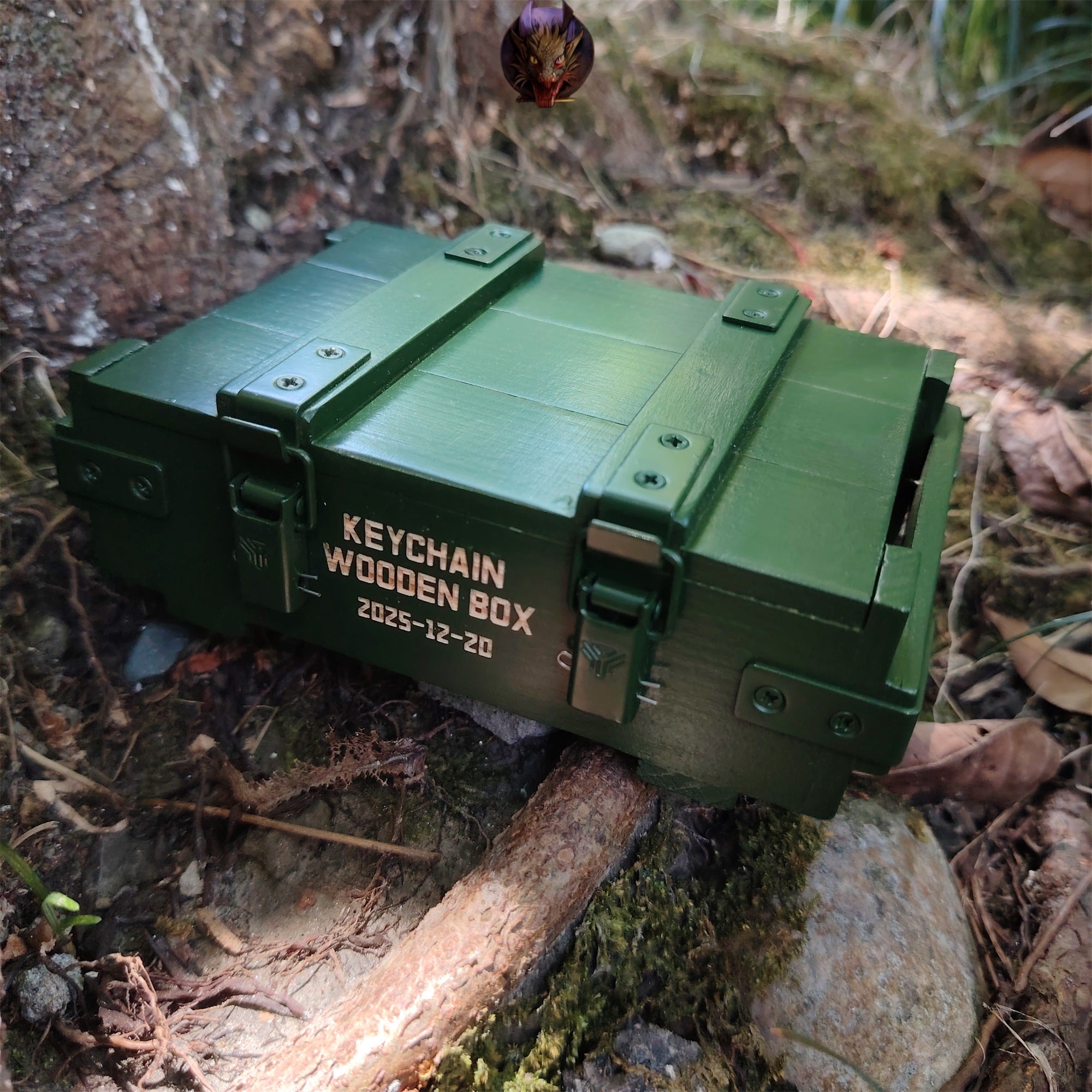 Mini Military Ammunition Wooden Box Replica Game Gift
