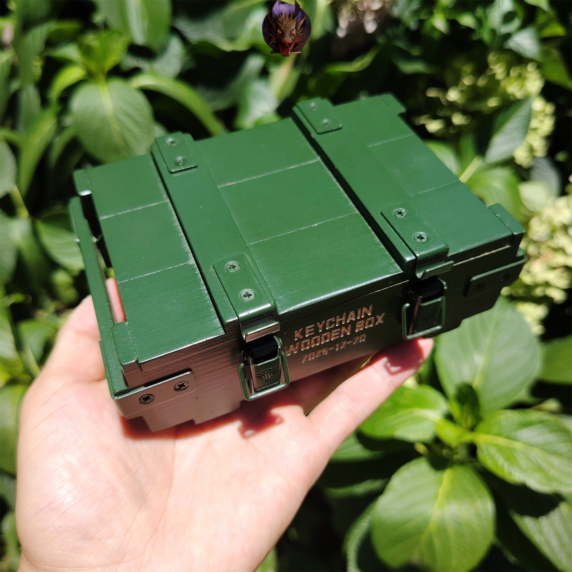 Mini Military Ammunition Wooden Box Replica Game Gift