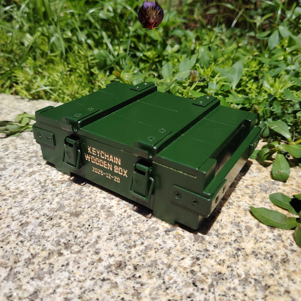 Mini Military Ammunition Wooden Box Replica Game Gift