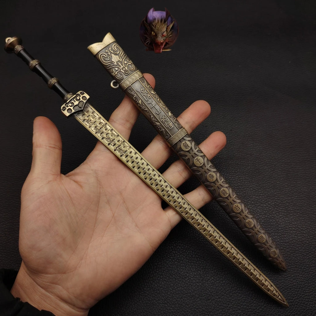 Ancient Chinese Emperor Yue King Sword 11.8''Metal Replica
