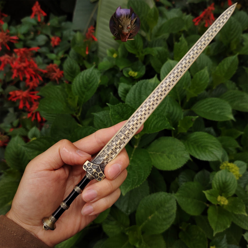 Ancient Chinese Emperor Yue King Sword 11.8''Metal Replica