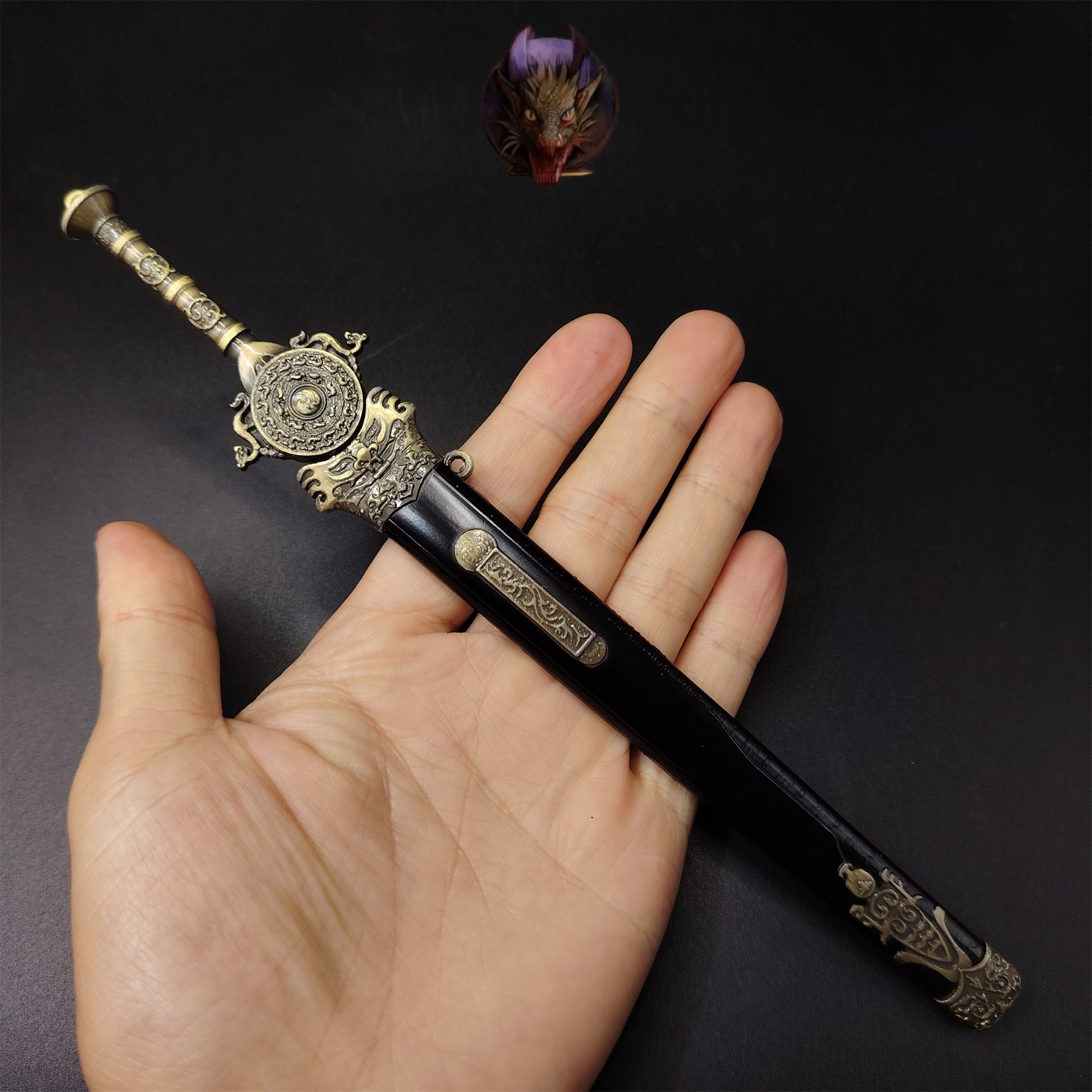 Ancient Chinese General Zhao Yun Metal Sword 8.7''Replica