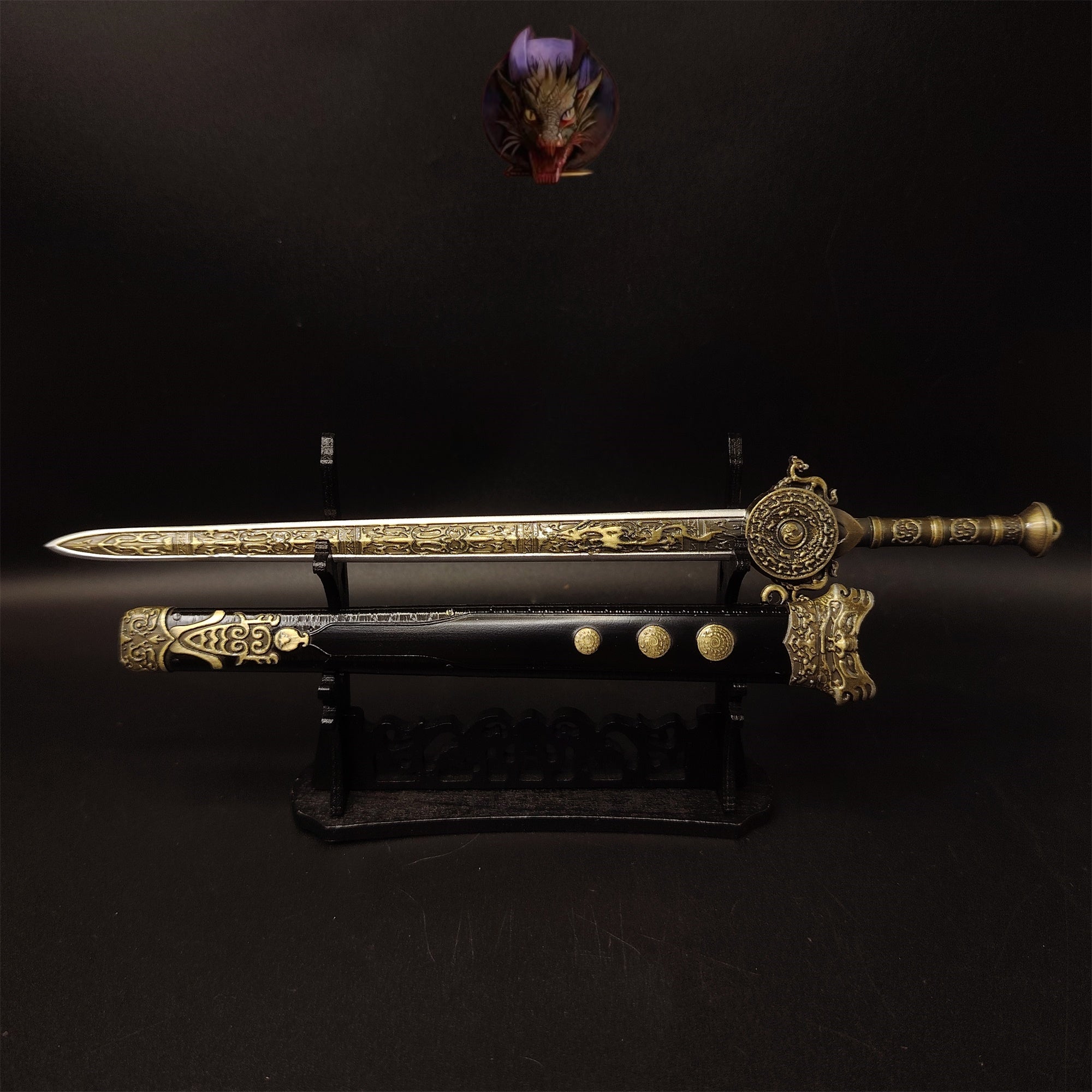 Ancient Chinese General Zhao Yun Metal Sword 8.7''Replica