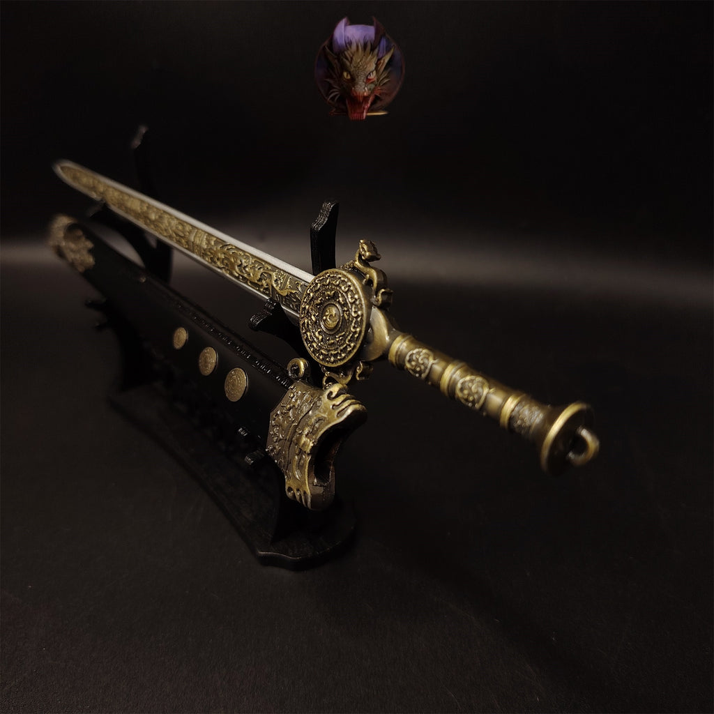 Ancient Chinese General Zhao Yun Metal Sword 8.7''Replica