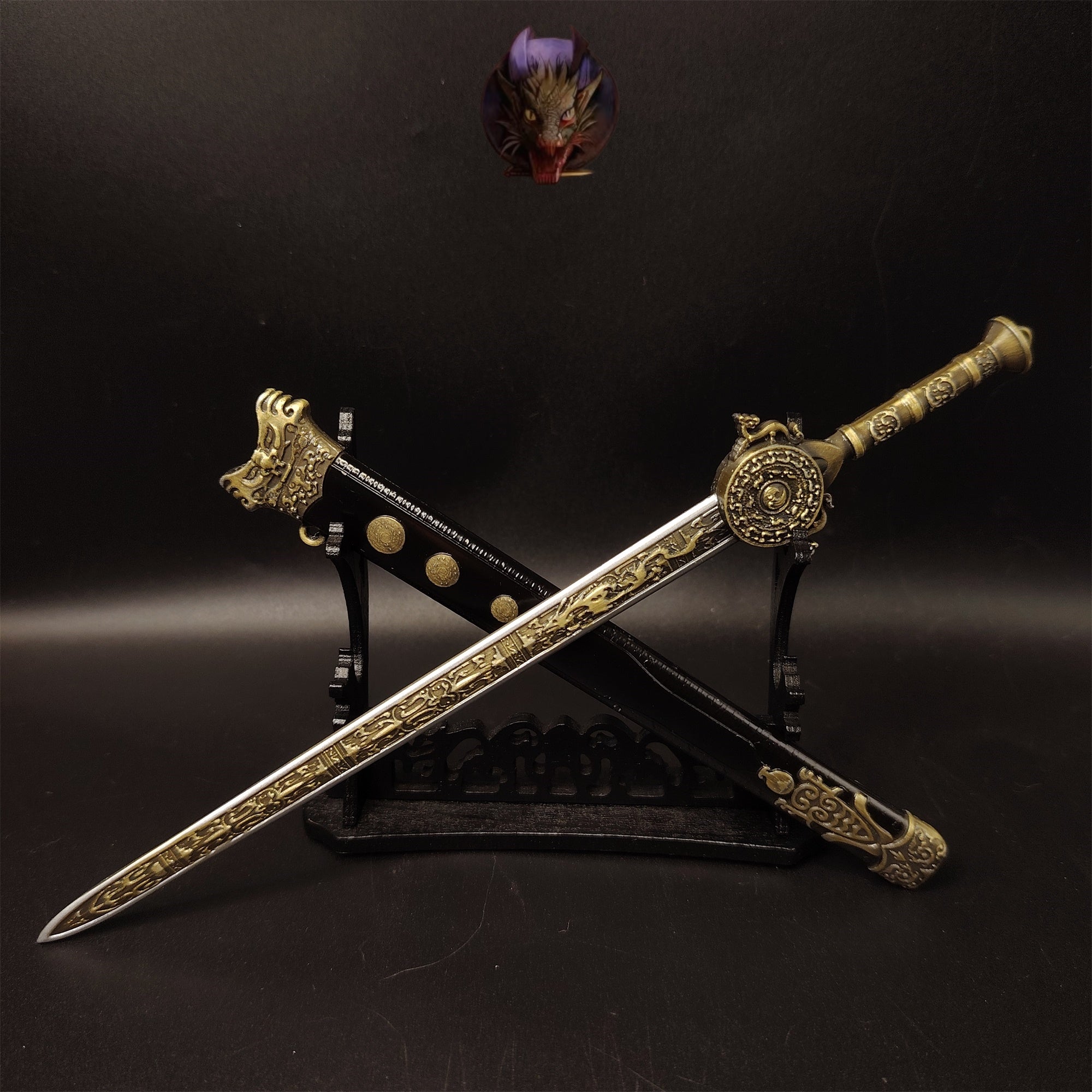 Ancient Chinese General Zhao Yun Metal Sword 8.7''Replica