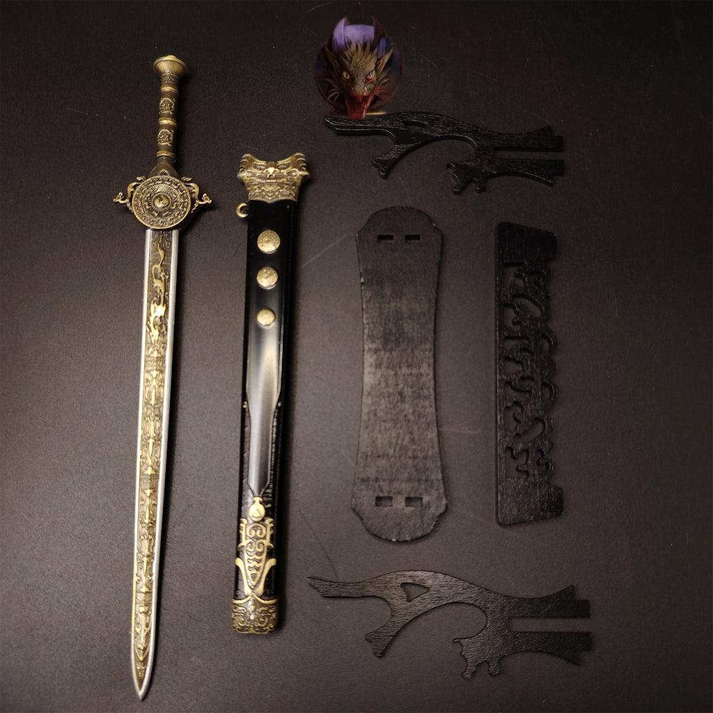 Ancient Chinese General Zhao Yun Metal Sword 8.7''Replica