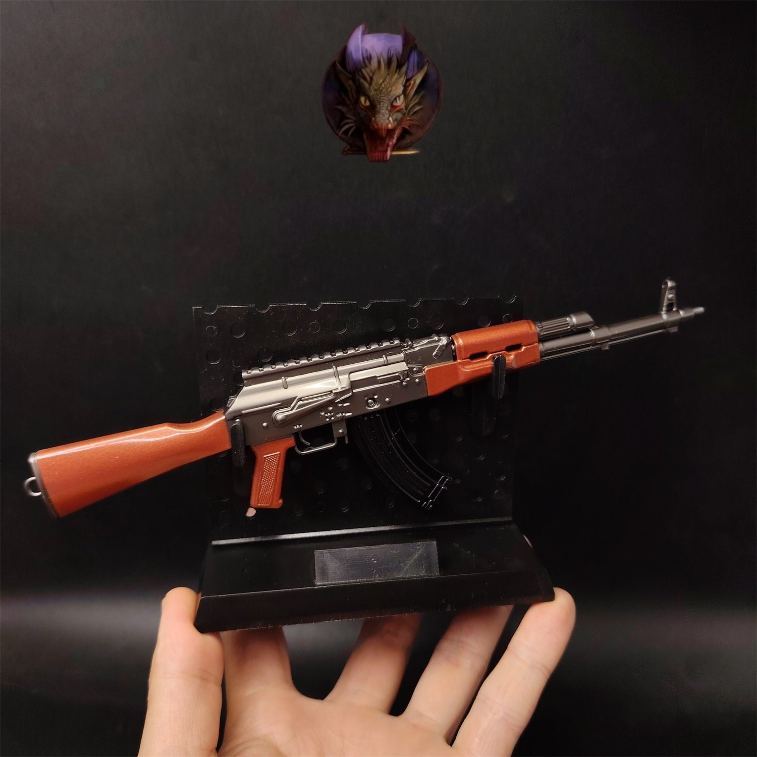 AK47 Tiny Gun 22cm/8.7'' Metal Replica