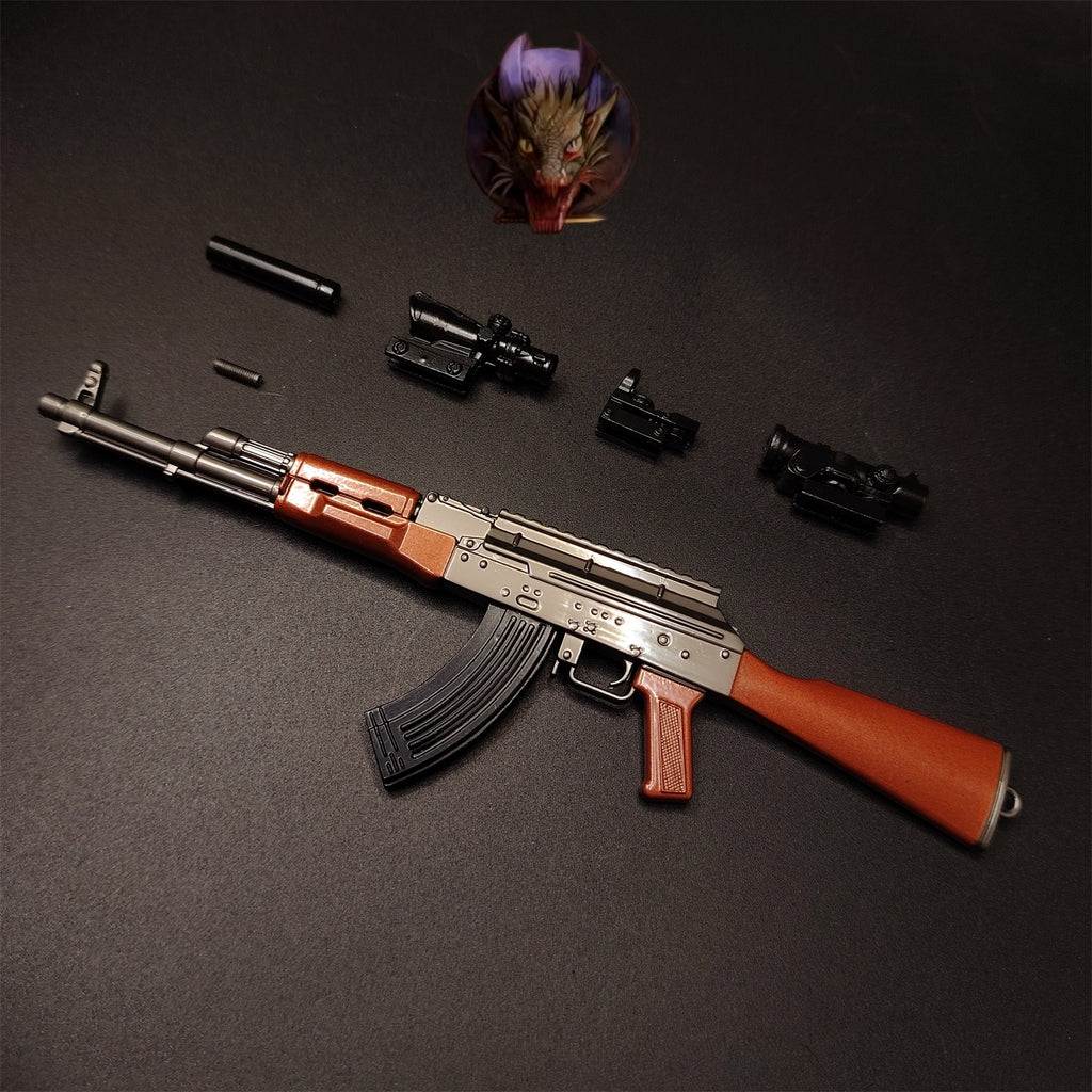 AK47 Tiny Gun 22cm/8.7'' Metal Replica