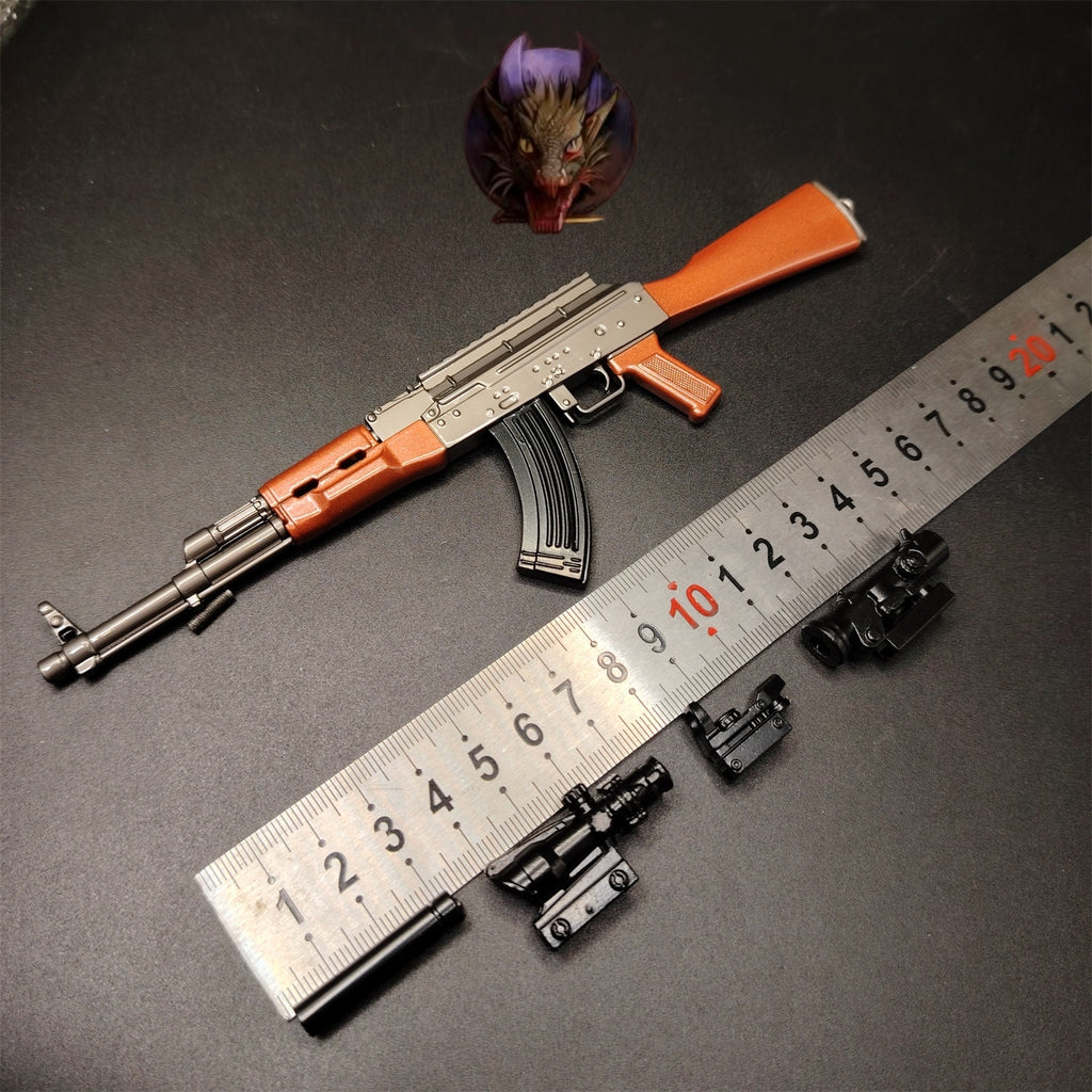 AK47 Tiny Gun 22cm/8.7'' Metal Replica