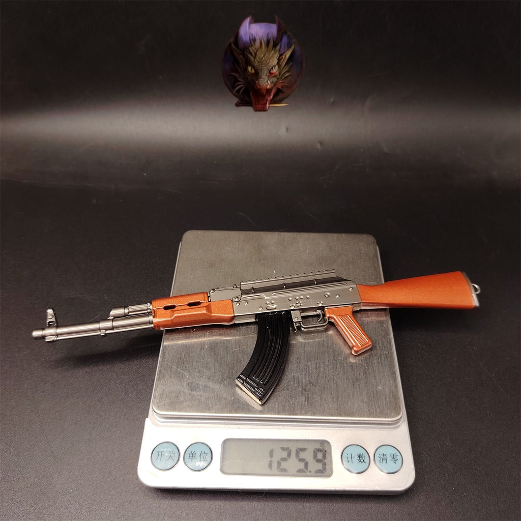 AK47 Tiny Gun 22cm/8.7'' Metal Replica