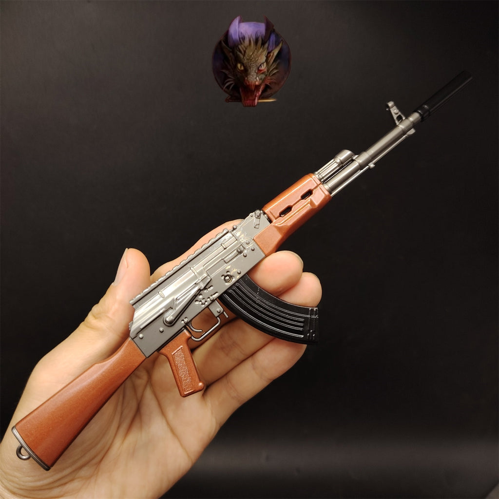 AK47 Tiny Gun 22cm/8.7'' Metal Replica