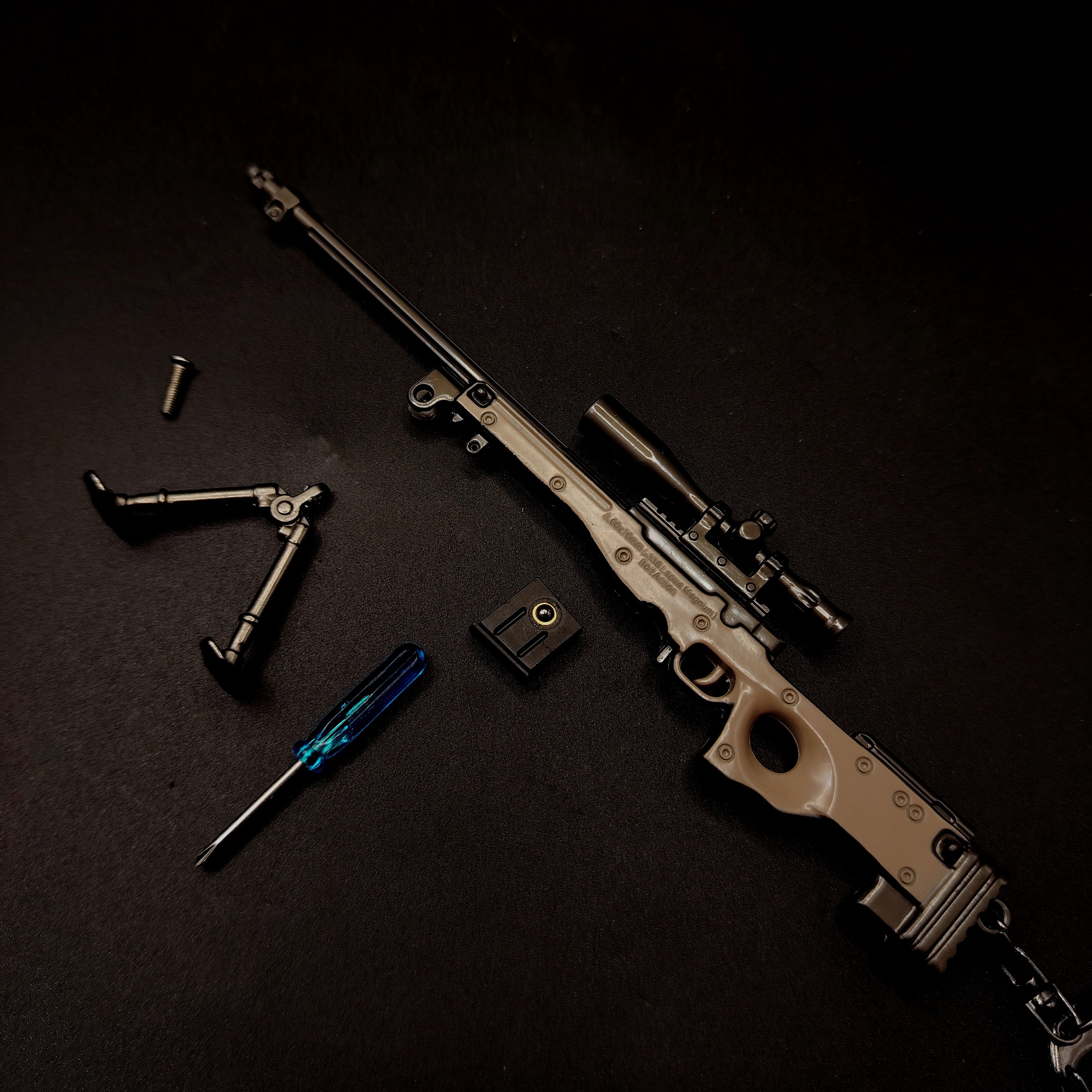 Delta Force AWM Sniper Rifle Model Metal Replica