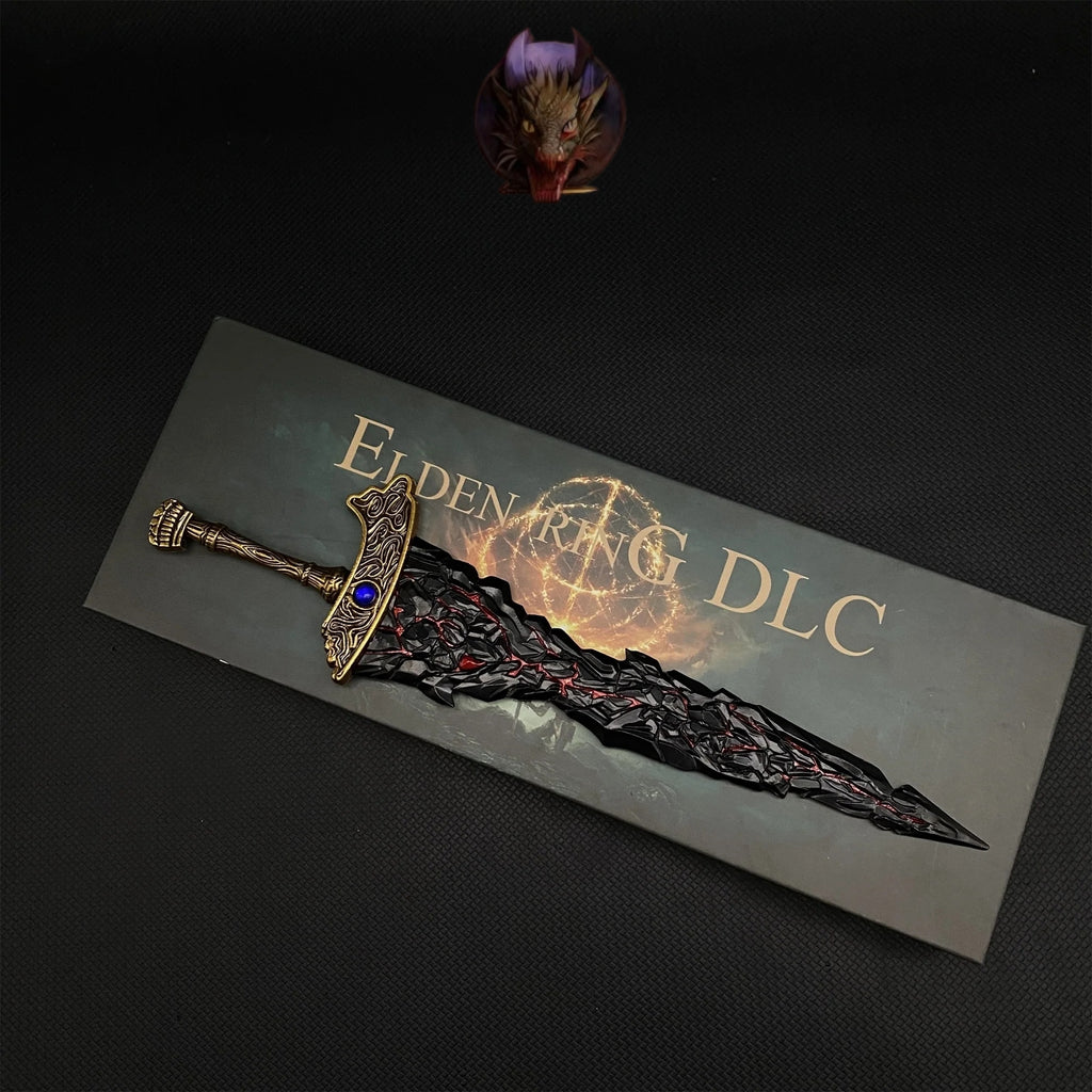Soul Game Classical Maliketh's Black Blade Metal Replica With Gift Box
