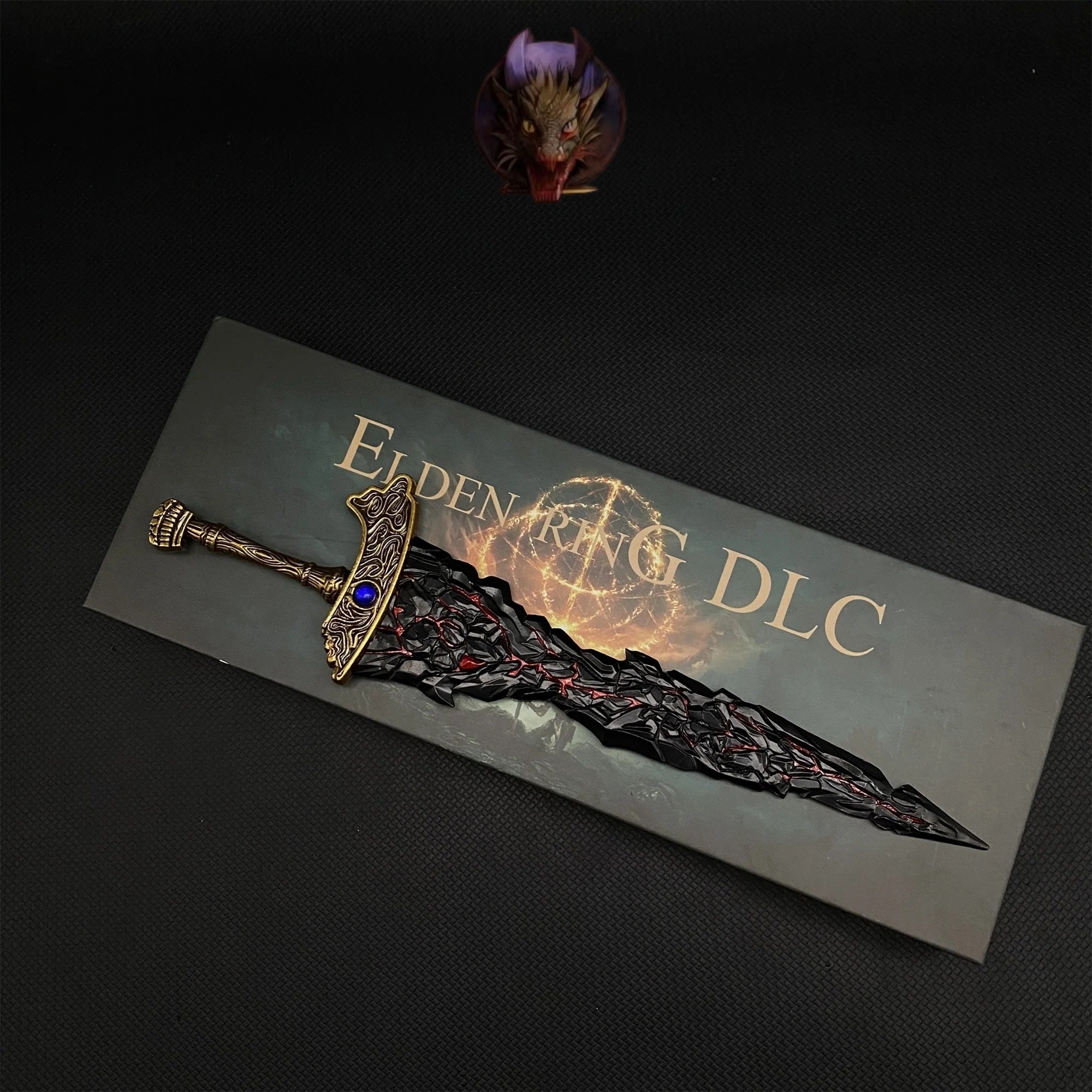 Soul Game Classical Maliketh's Black Blade Metal Replica With Gift Box