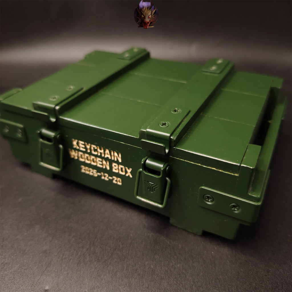 Mini Military Ammunition Wooden Box Replica Game Gift