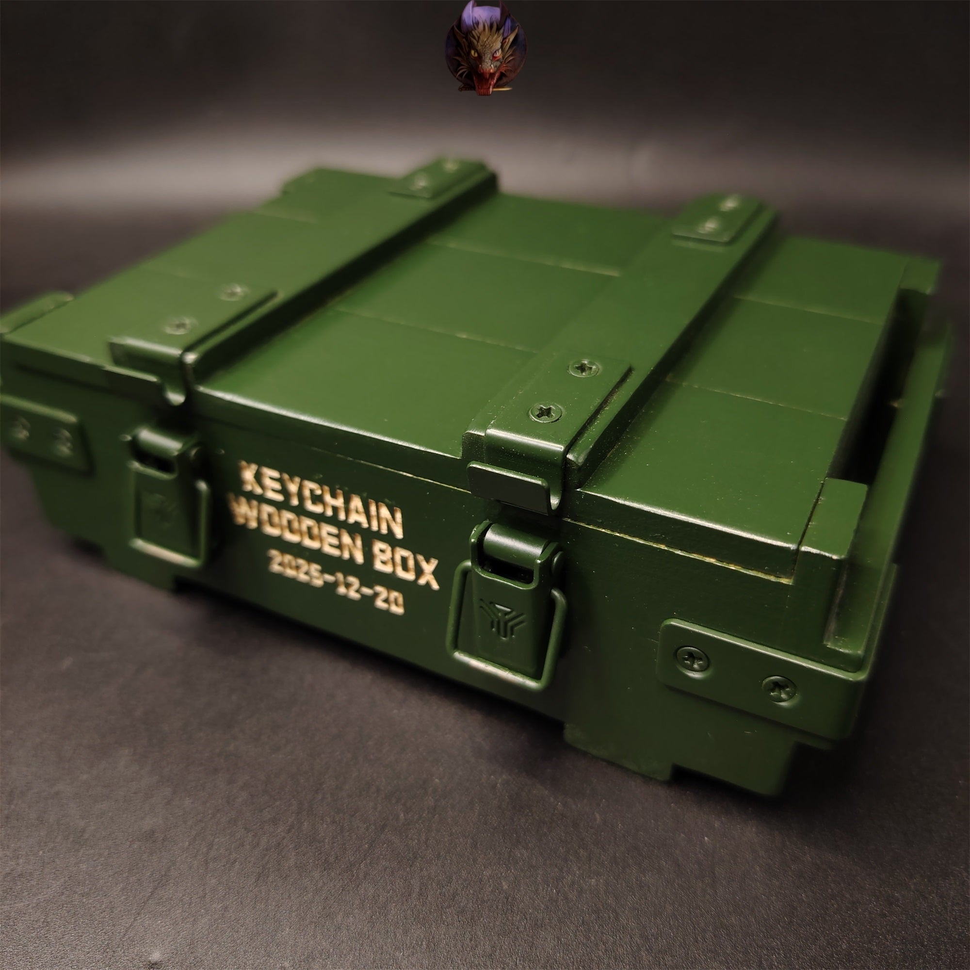 Mini Military Ammunition Wooden Box Replica Game Gift