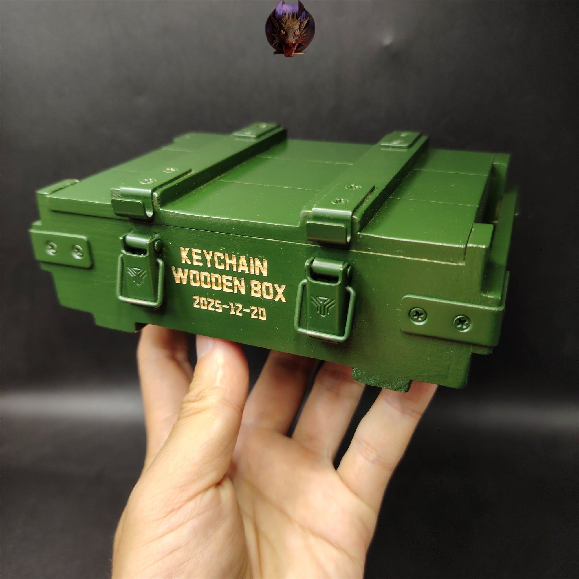 Mini Military Ammunition Wooden Box Replica Game Gift