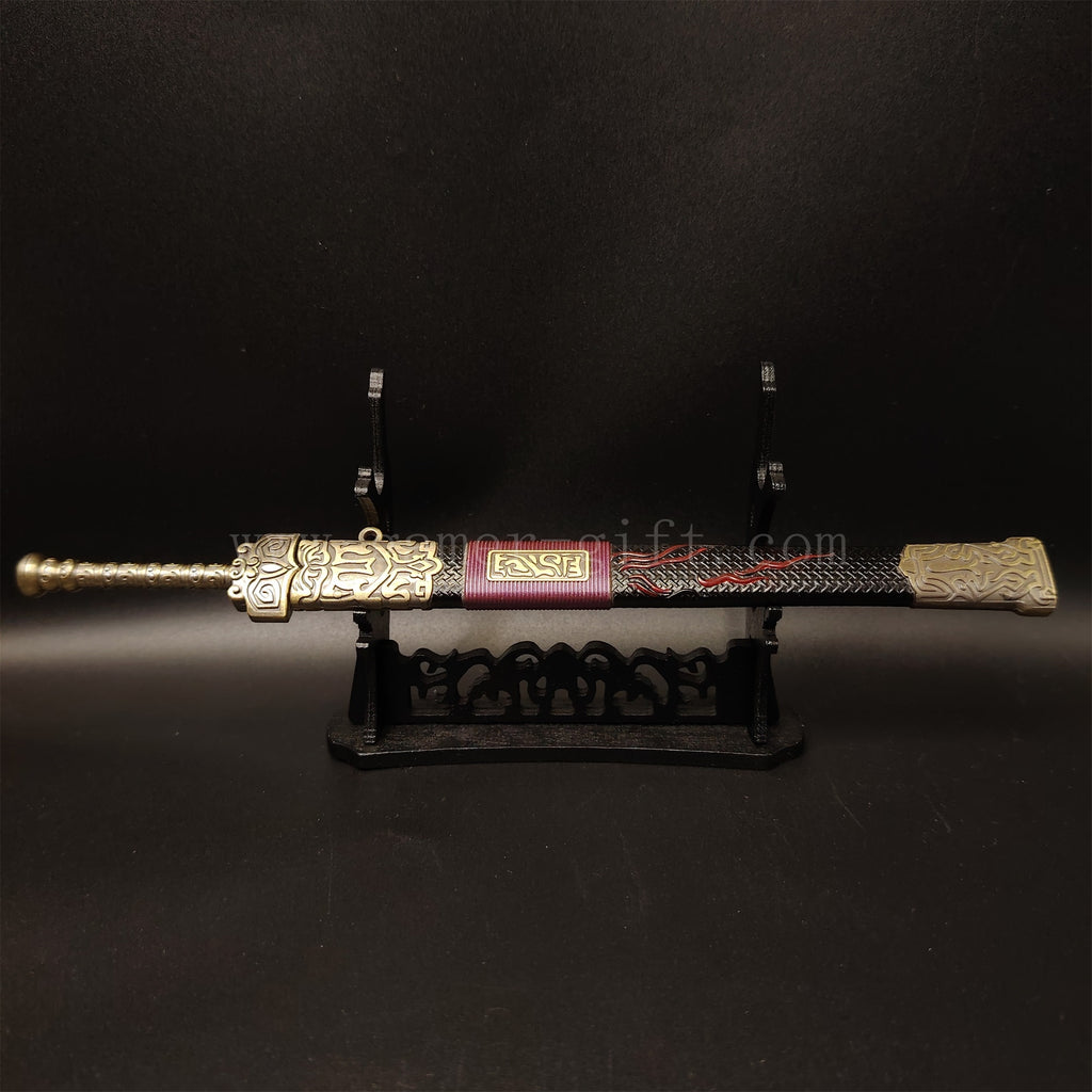 Metal Ancient Chinese Emperor Wu King Sword 8.7''Replica