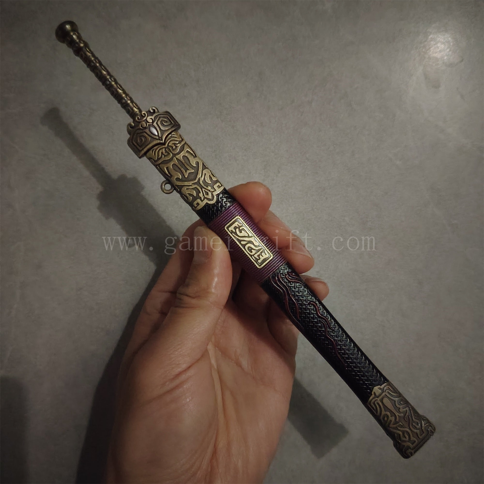 Metal Ancient Chinese Emperor Wu King Sword 8.7''Replica