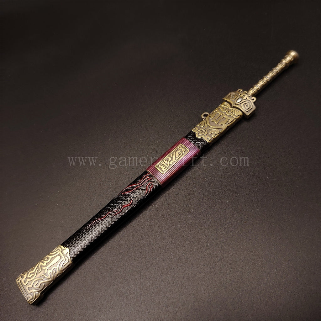 Metal Ancient Chinese Emperor Wu King Sword 8.7''Replica