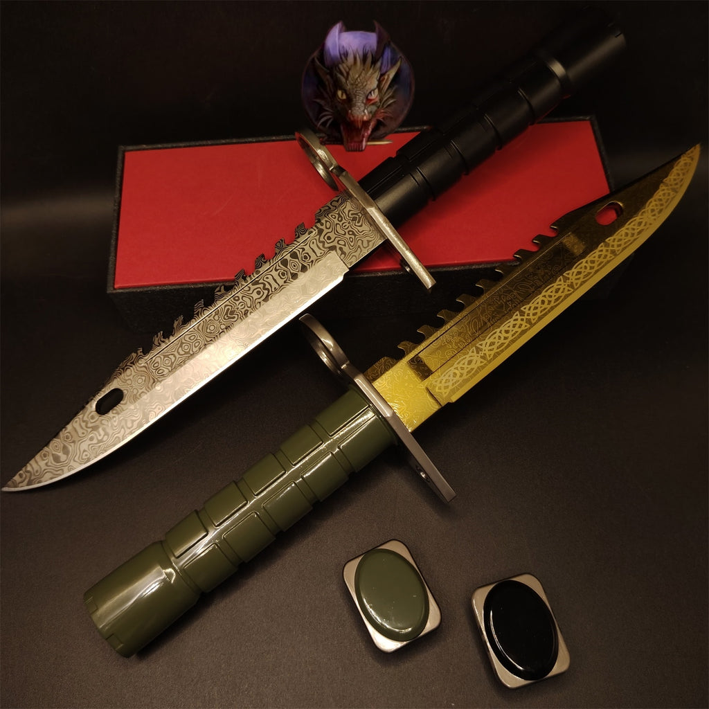 CS Game M9 Dagger Blunt Metal Replica 33CM 2 Options
