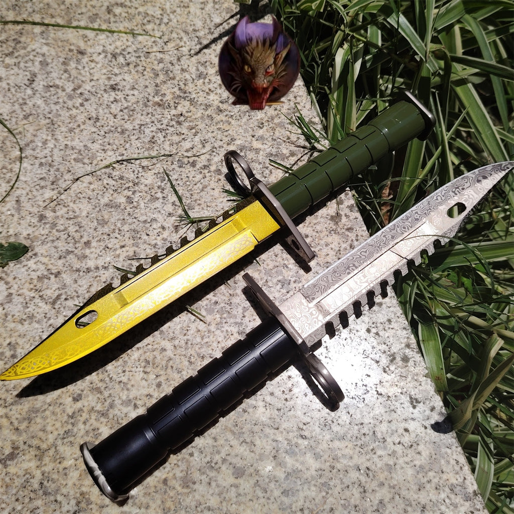 CS Game M9 Dagger Blunt Metal Replica 33CM 2 Options