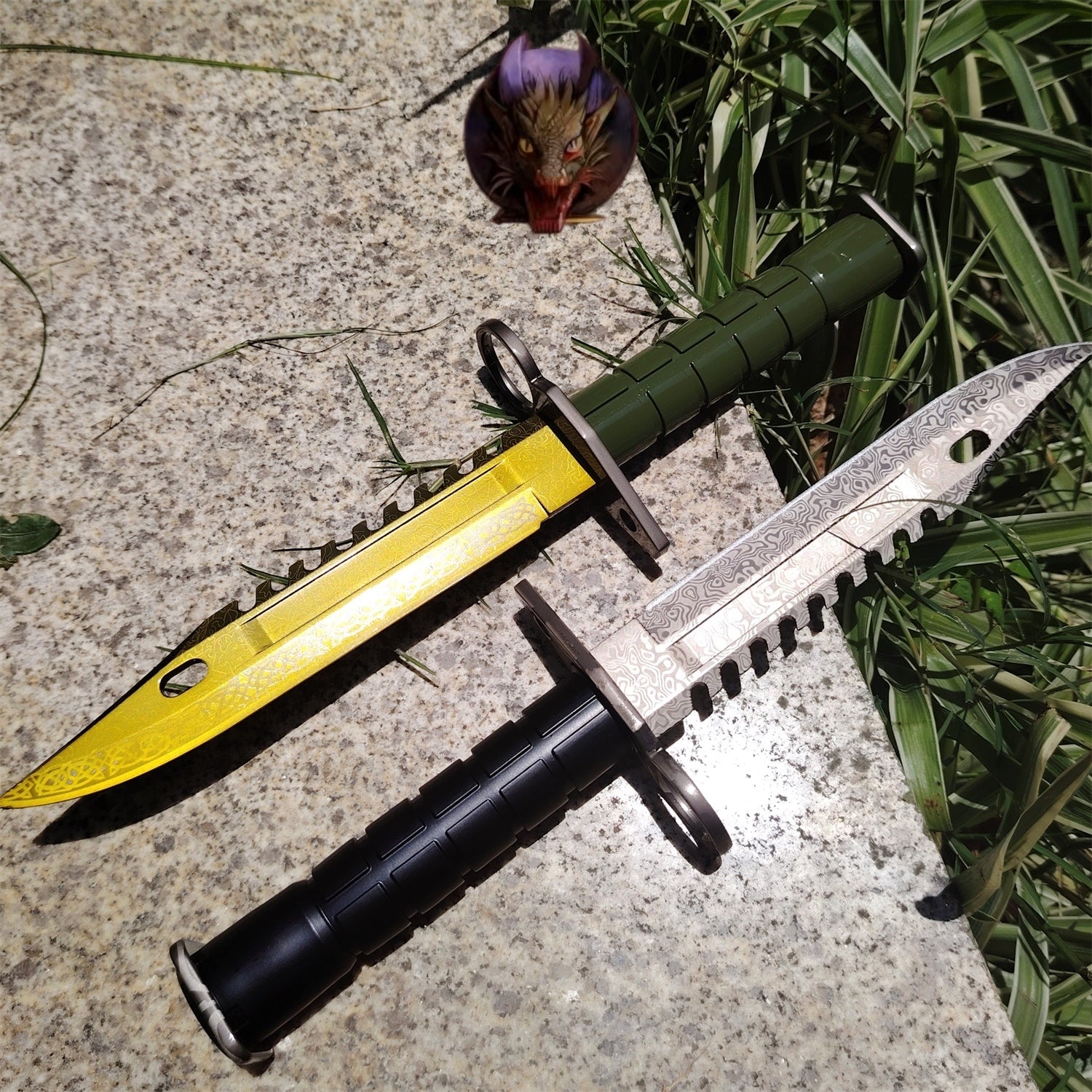 CS Game M9 Dagger Blunt Metal Replica 33CM 2 Options