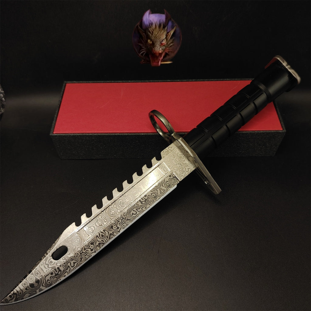 CS Game M9 Dagger Blunt Metal Replica 33CM 2 Options