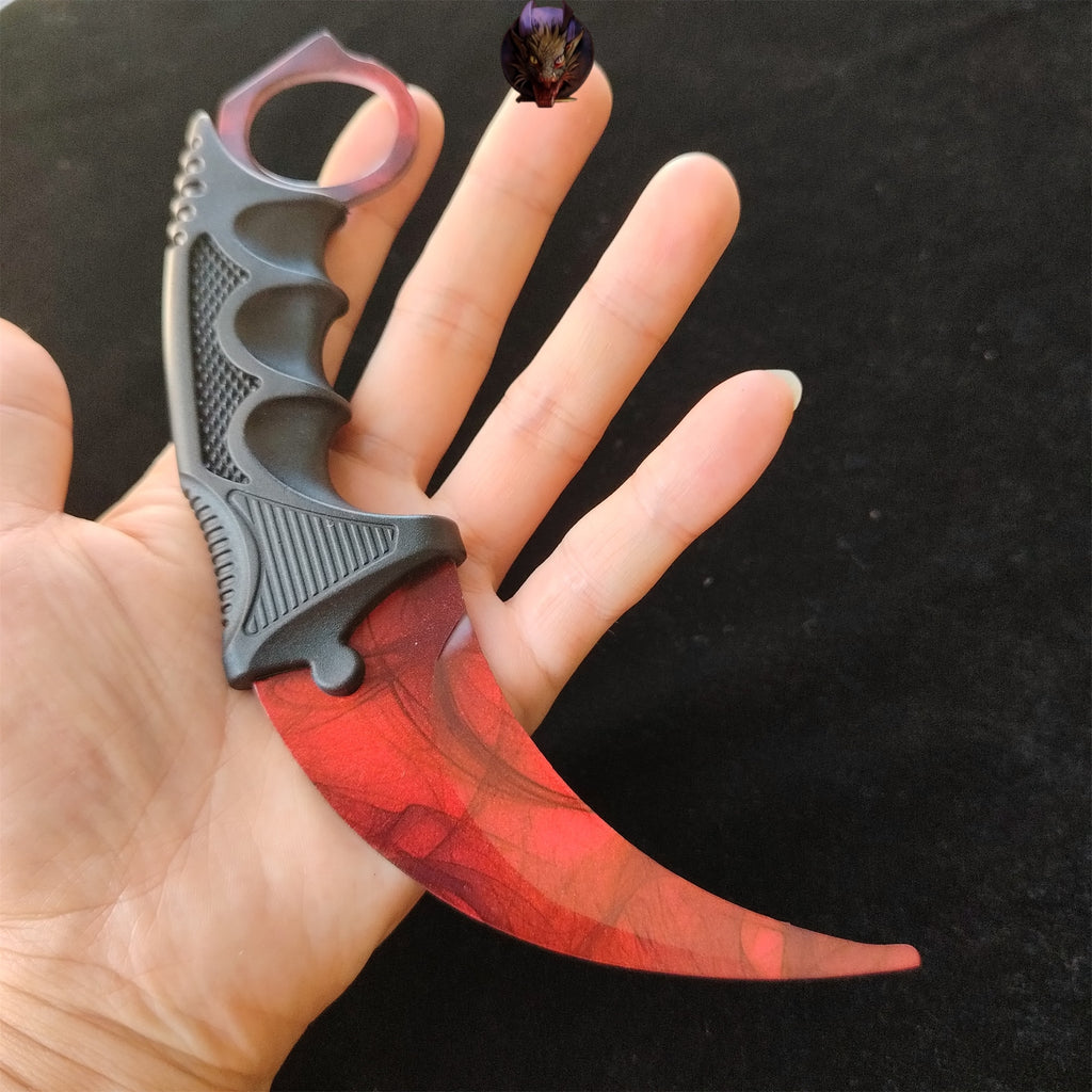 Go Game Karambit Trainer Blunt Steel Replica Collections