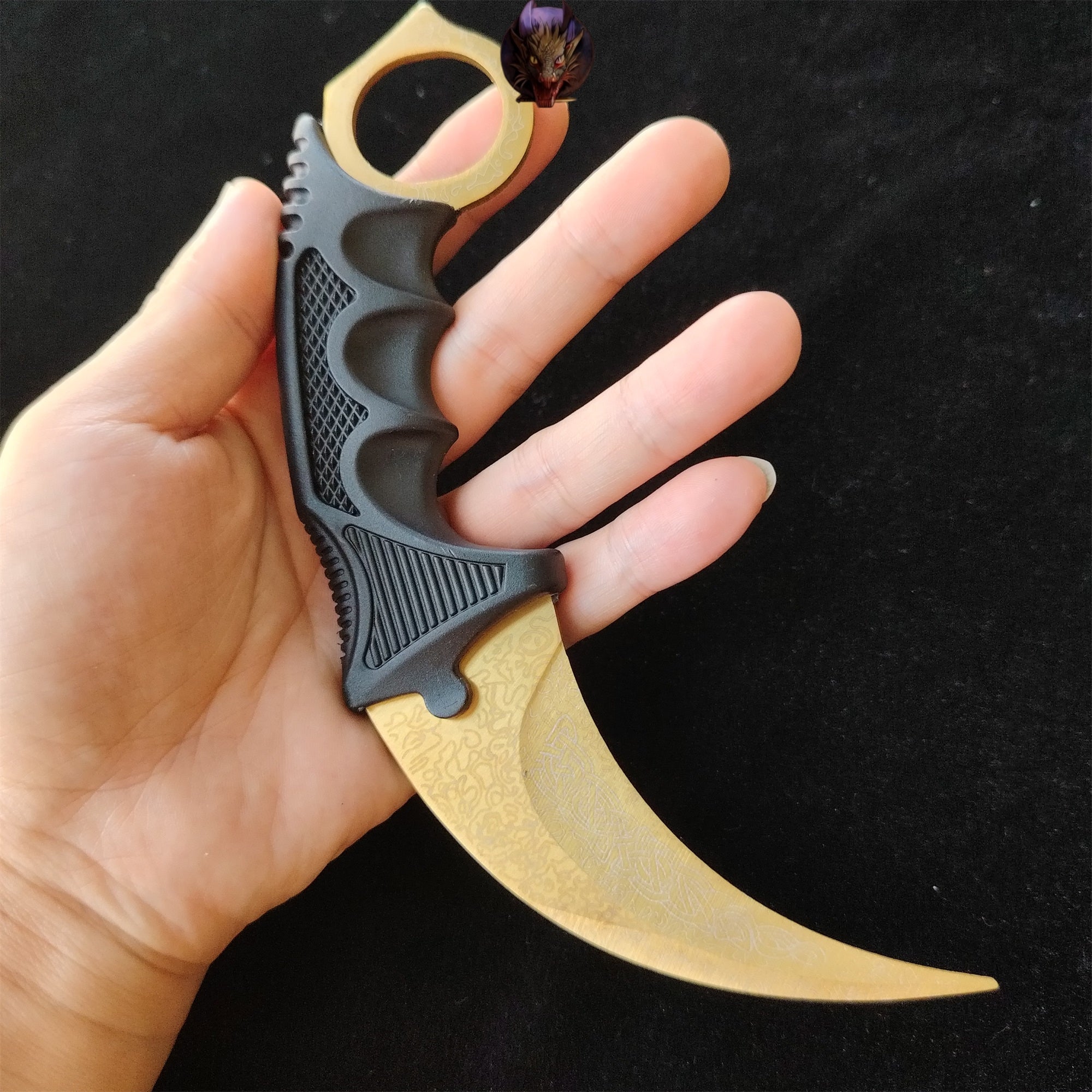 Go Game Karambit Trainer Blunt Steel Replica Collections