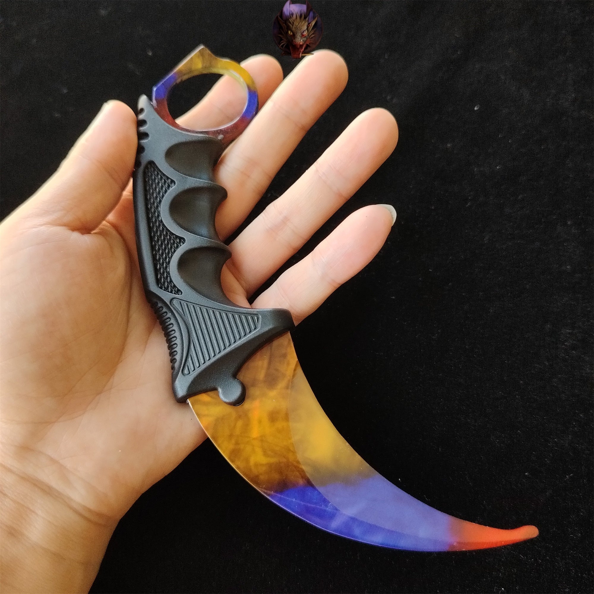 Go Game Karambit Trainer Blunt Steel Replica Collections