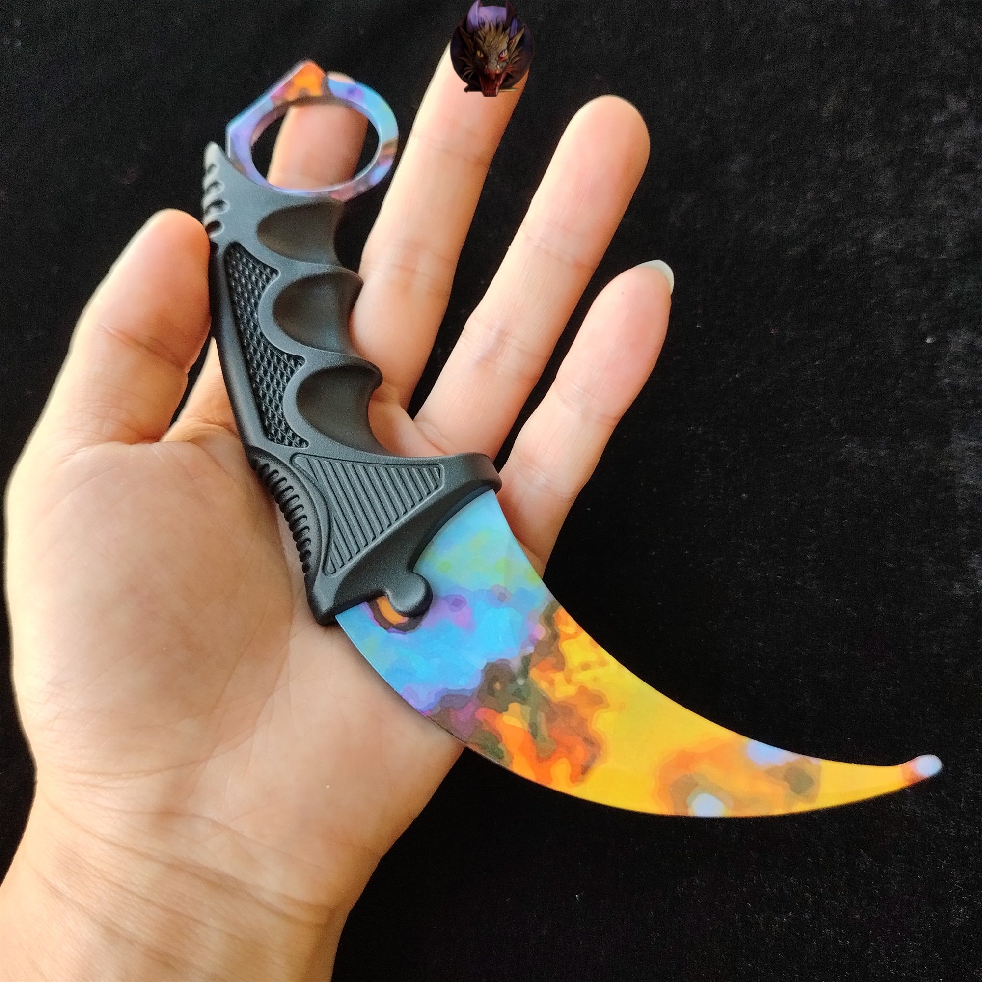 Go Game Karambit Trainer Blunt Steel Replica Collections