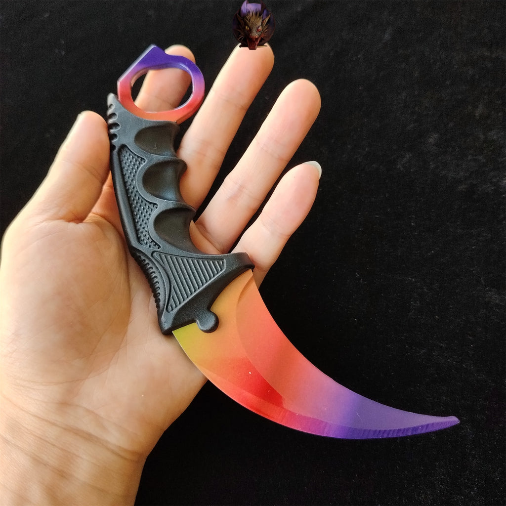 Go Game Karambit Trainer Blunt Steel Replica Collections
