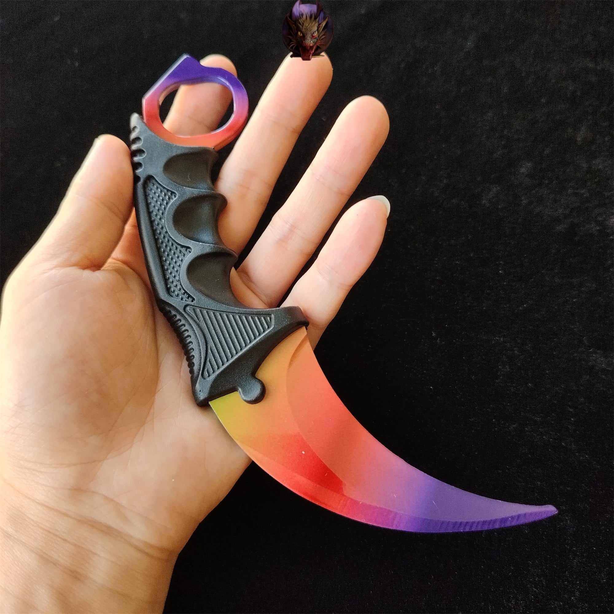 Go Game Karambit Trainer Blunt Steel Replica Collections