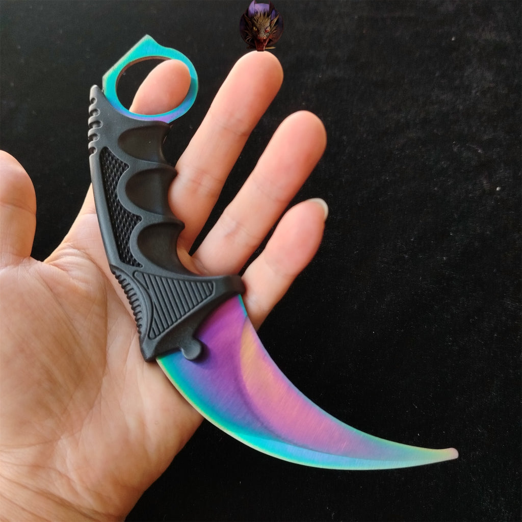 Go Game Karambit Trainer Blunt Steel Replica Collections