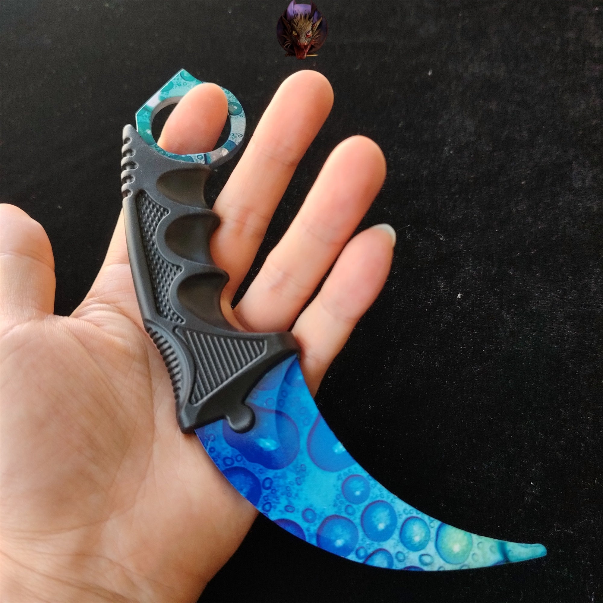 Go Game Karambit Trainer Blunt Steel Replica Collections