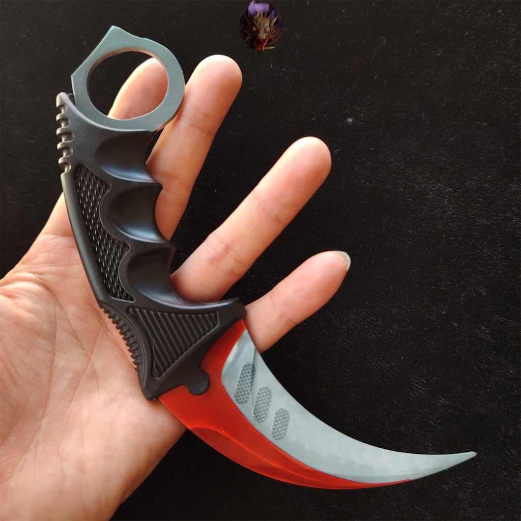 Go Game Karambit Trainer Blunt Steel Replica Collections