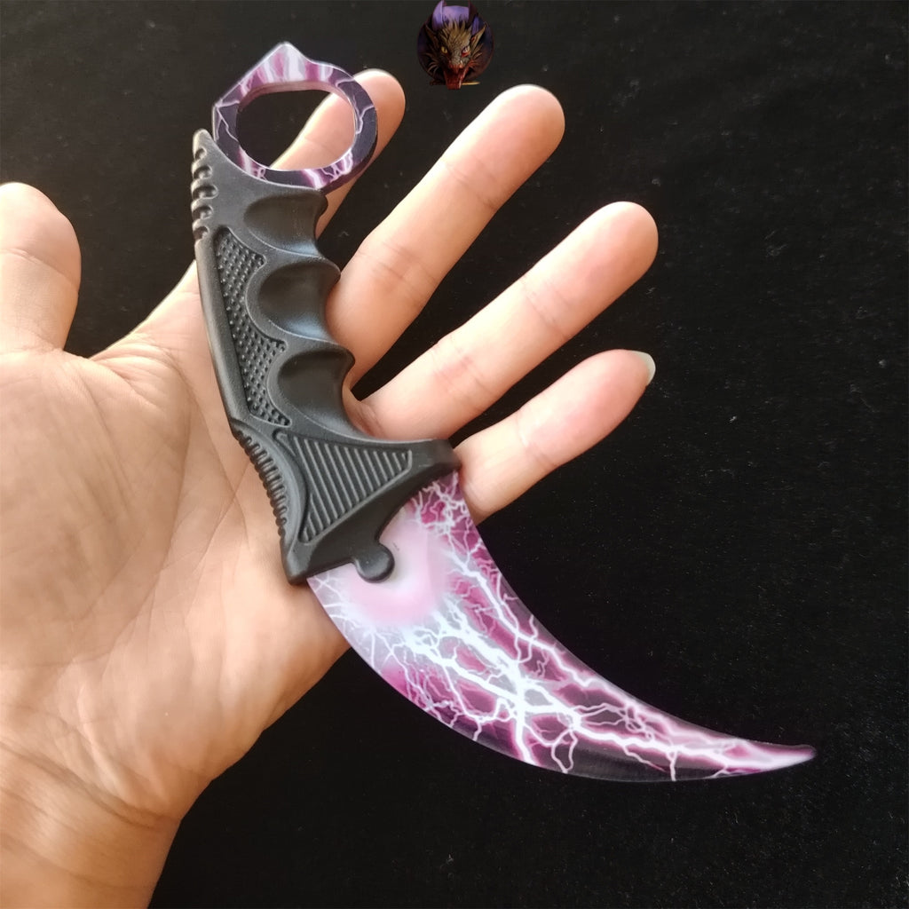 Go Game Karambit Trainer Blunt Steel Replica Collections