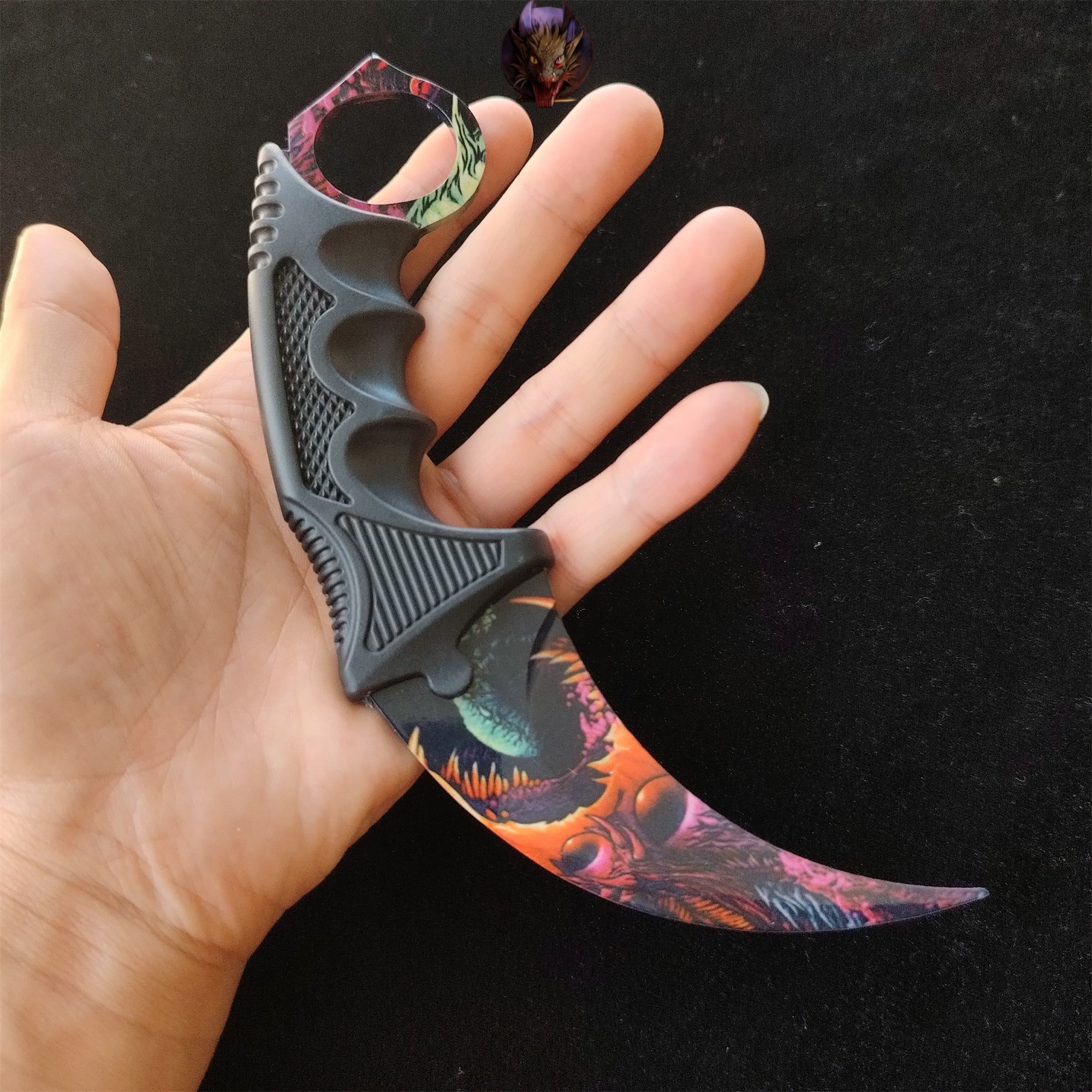 Go Game Karambit Trainer Blunt Steel Replica Collections