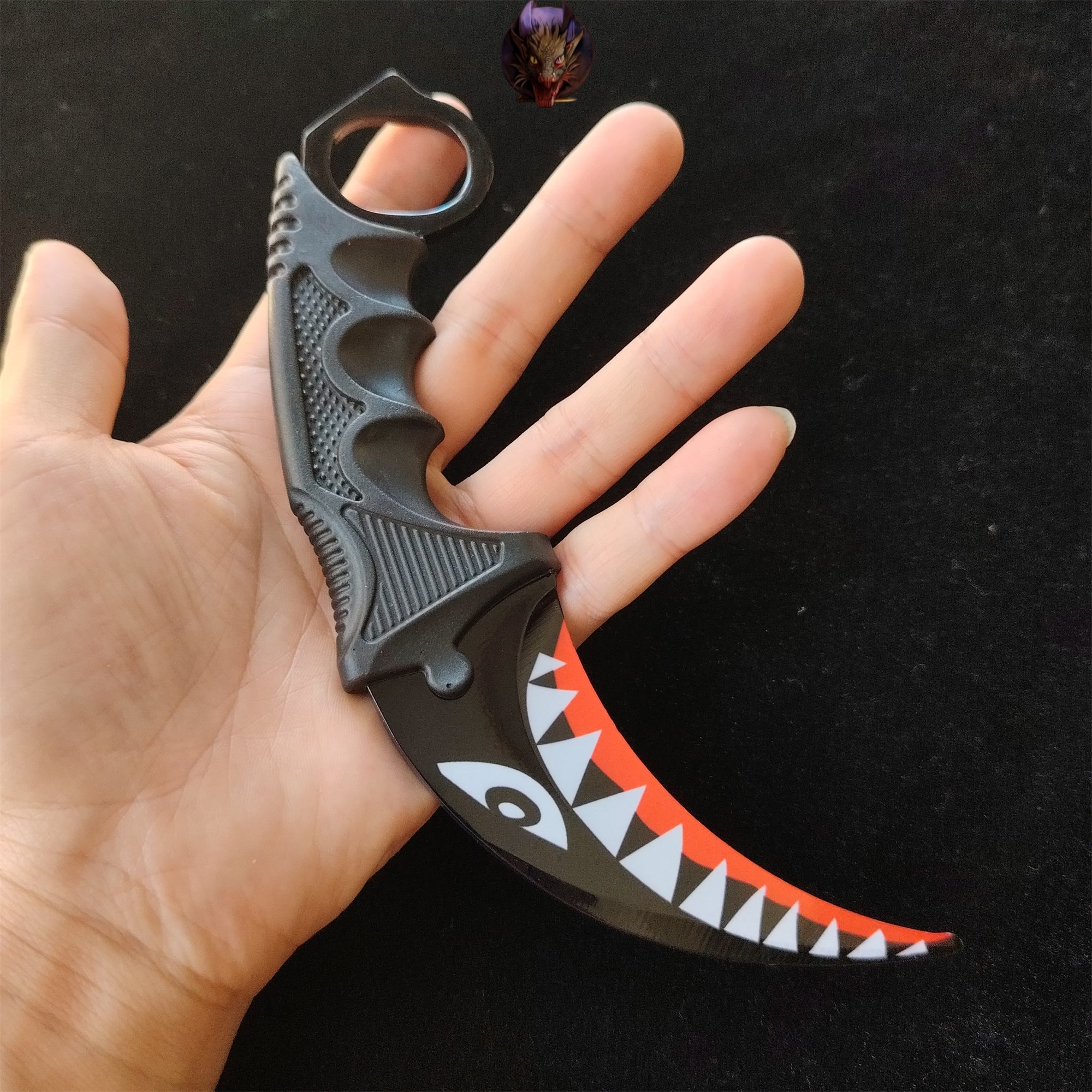 Go Game Karambit Trainer Blunt Steel Replica Collections