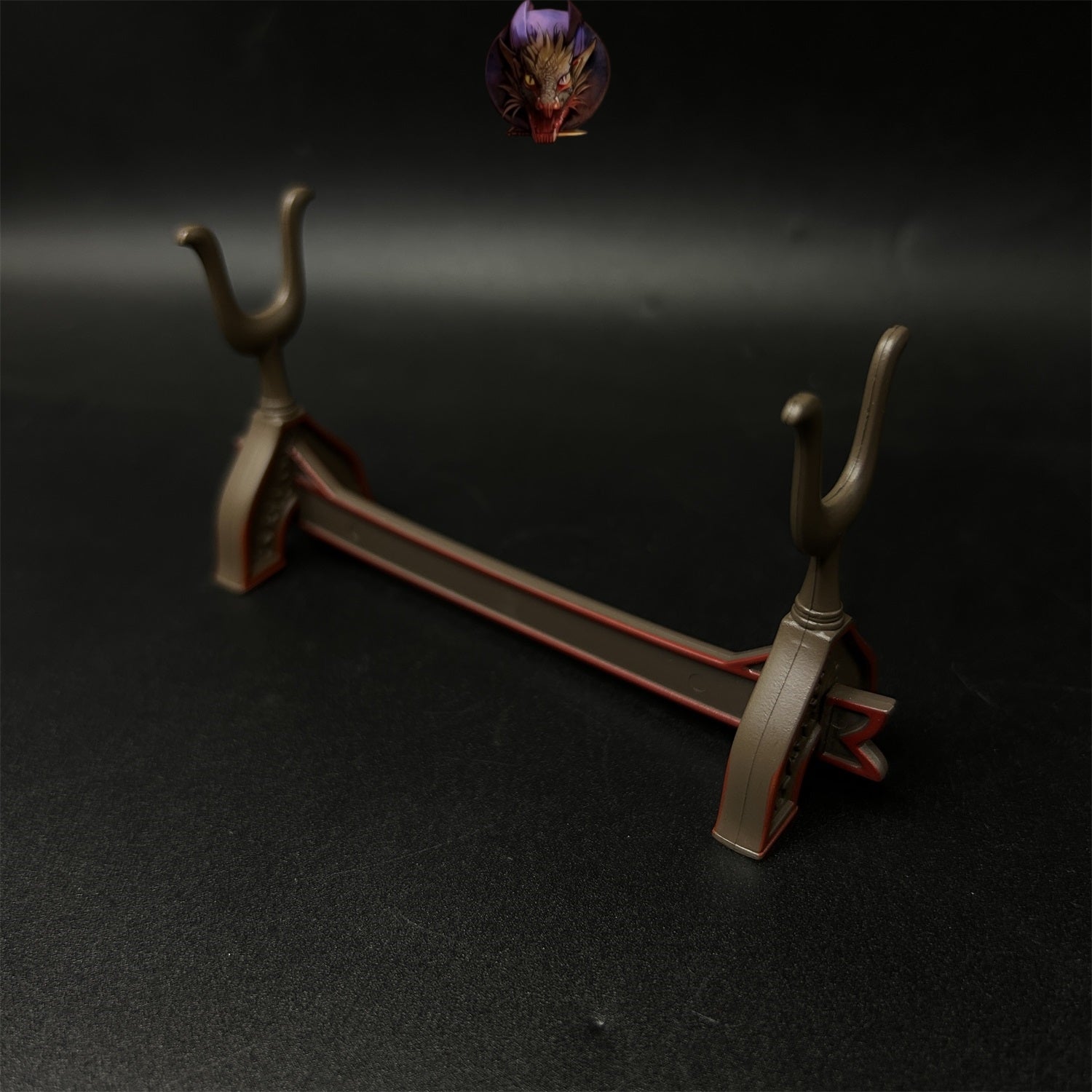 1-Layer Plastic Display Holder Mini Sword Stand