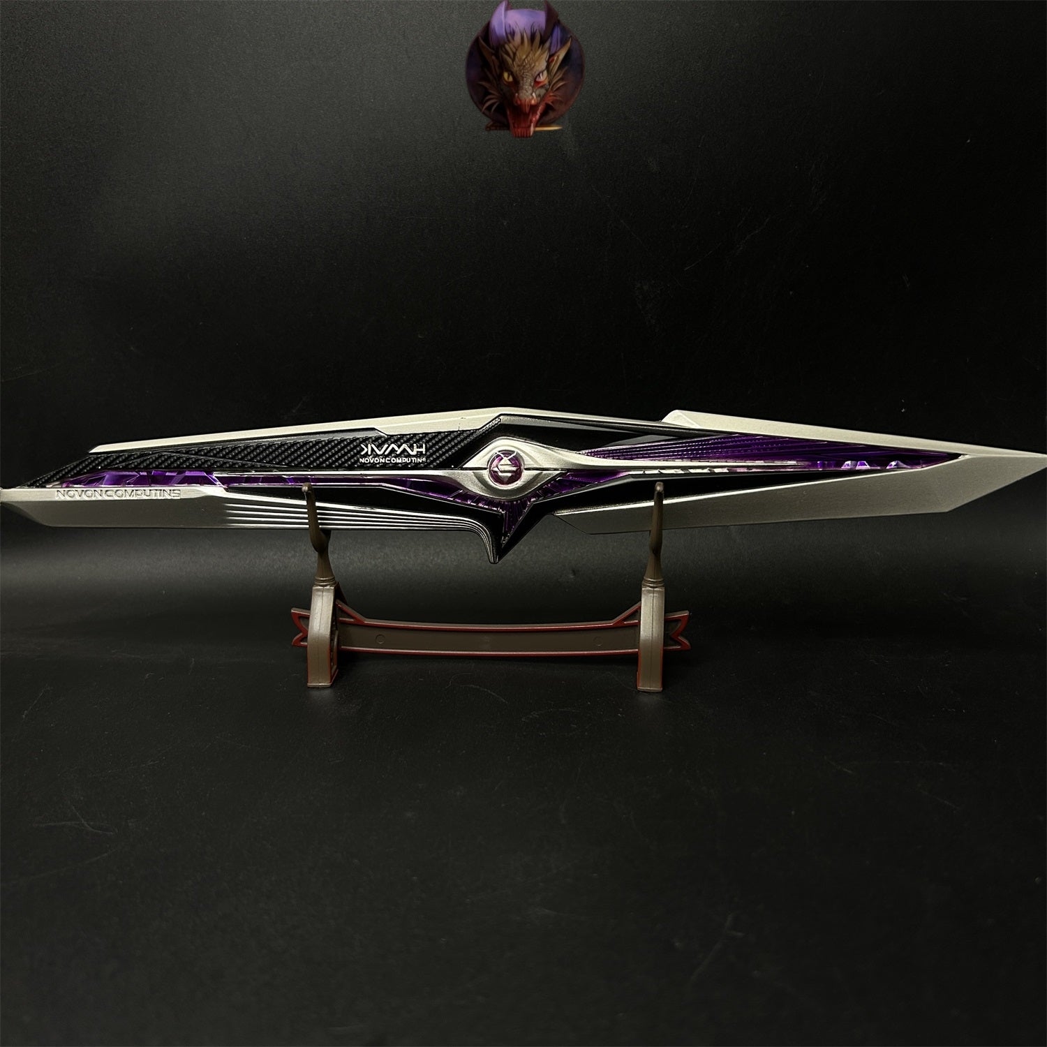 1-Layer Plastic Display Holder Mini Sword Stand