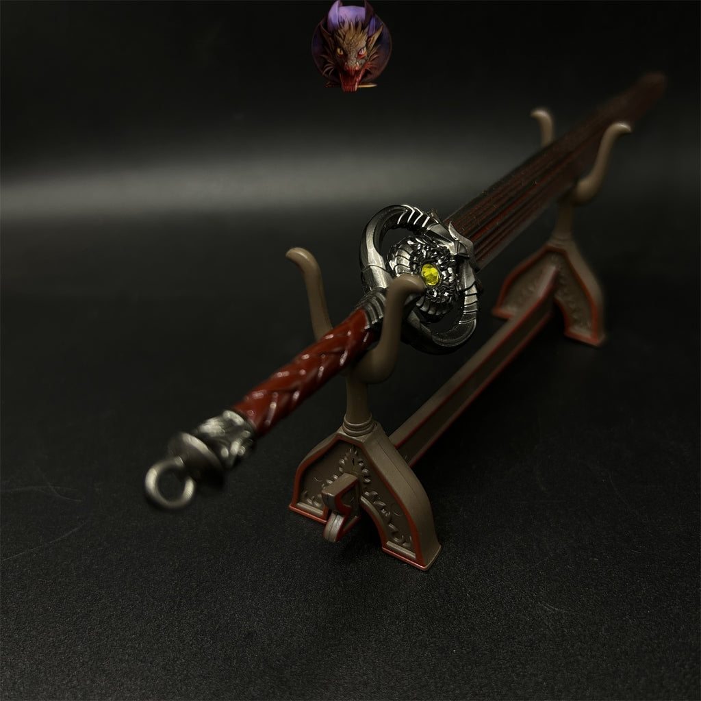 1-Layer Plastic Display Holder Mini Sword Stand