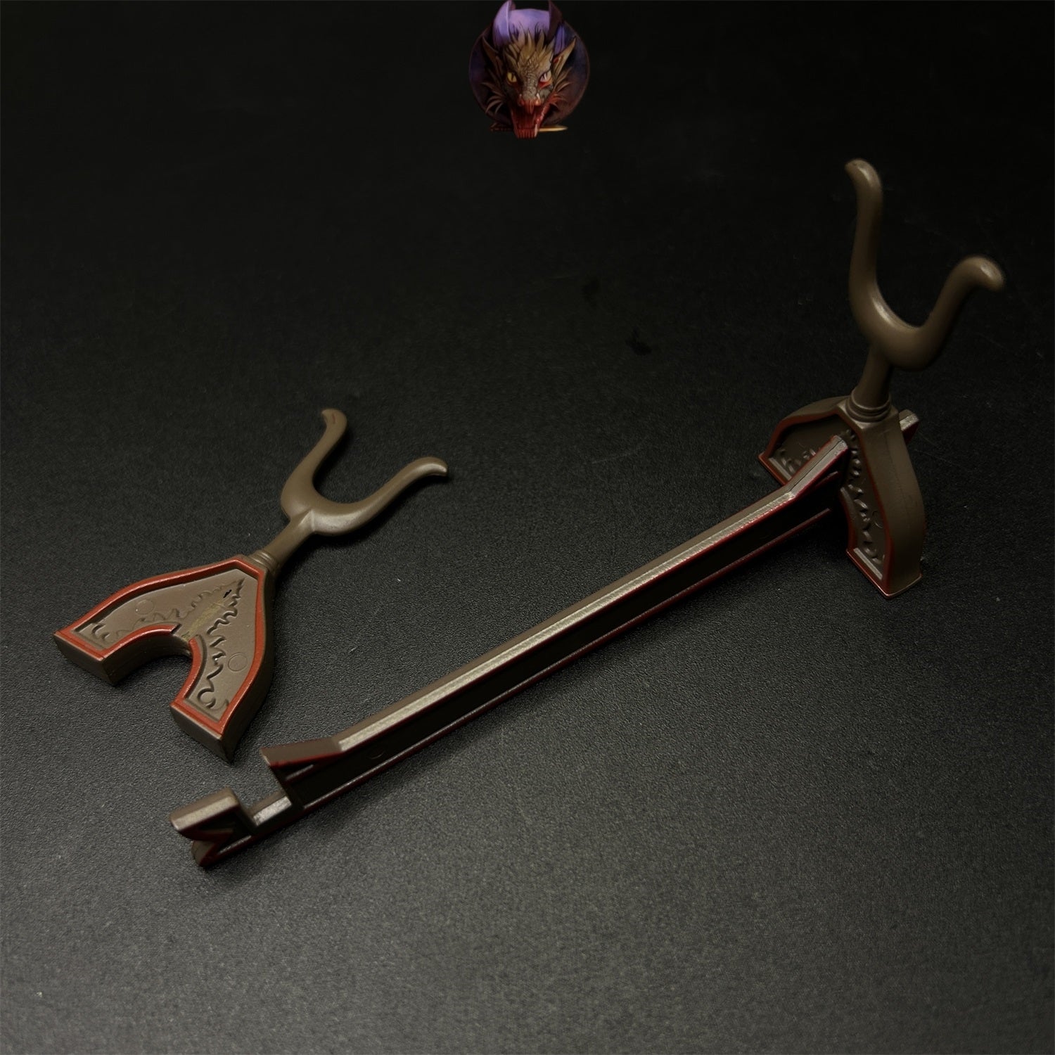 1-Layer Plastic Display Holder Mini Sword Stand